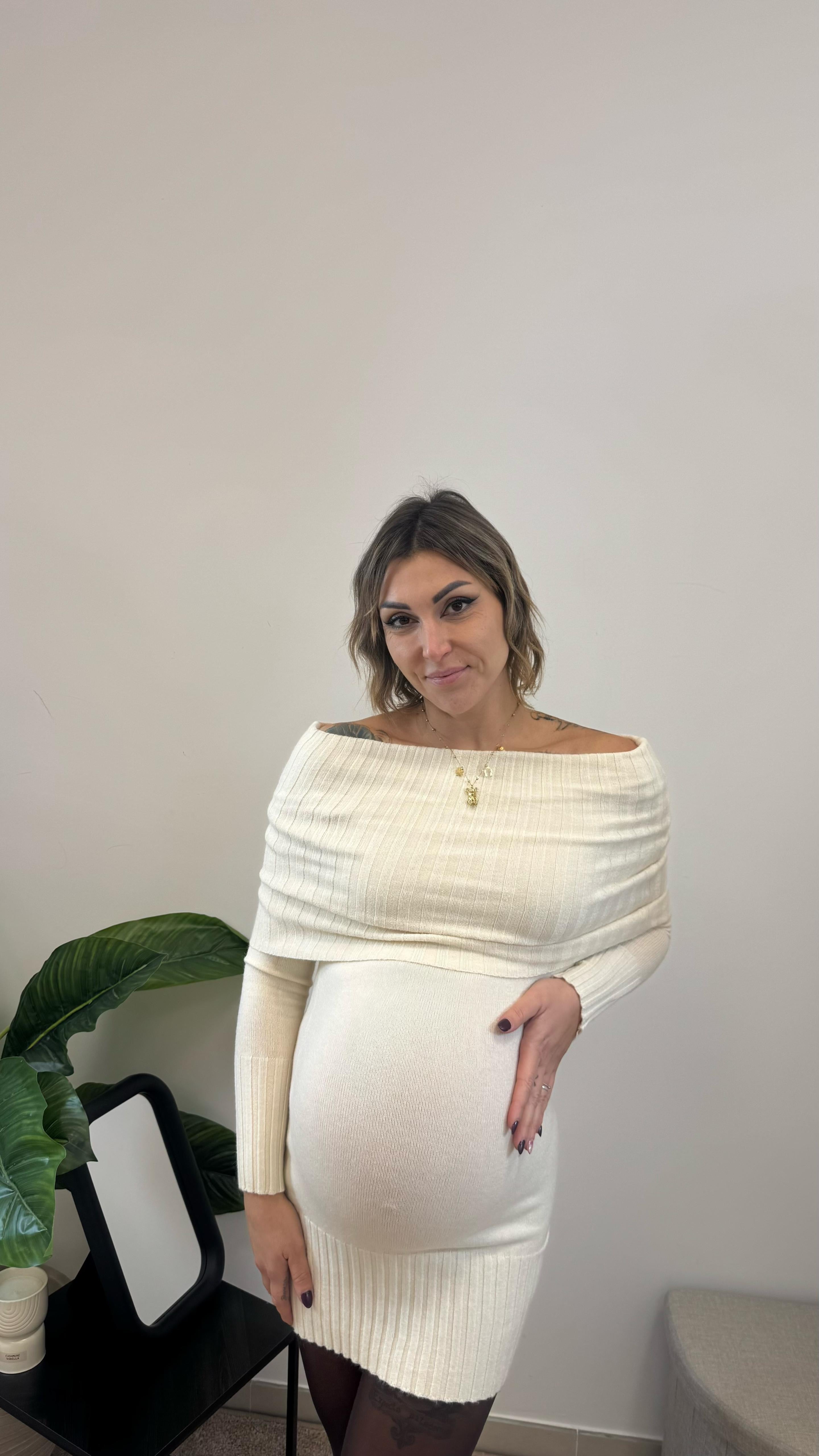 Abito Off-Shoulder Burro