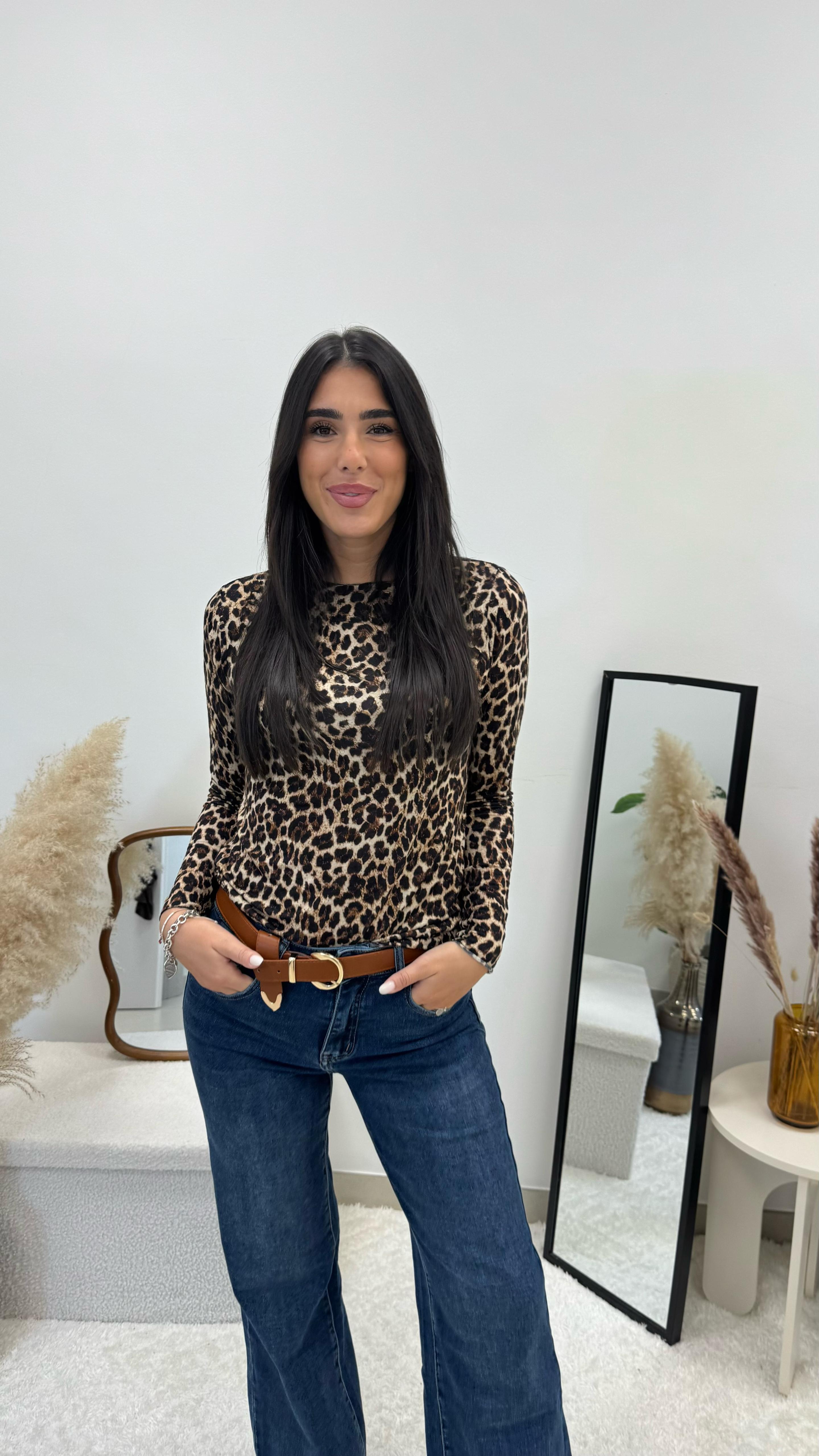 Maglia Cashmere Stampa Animalier 🐆