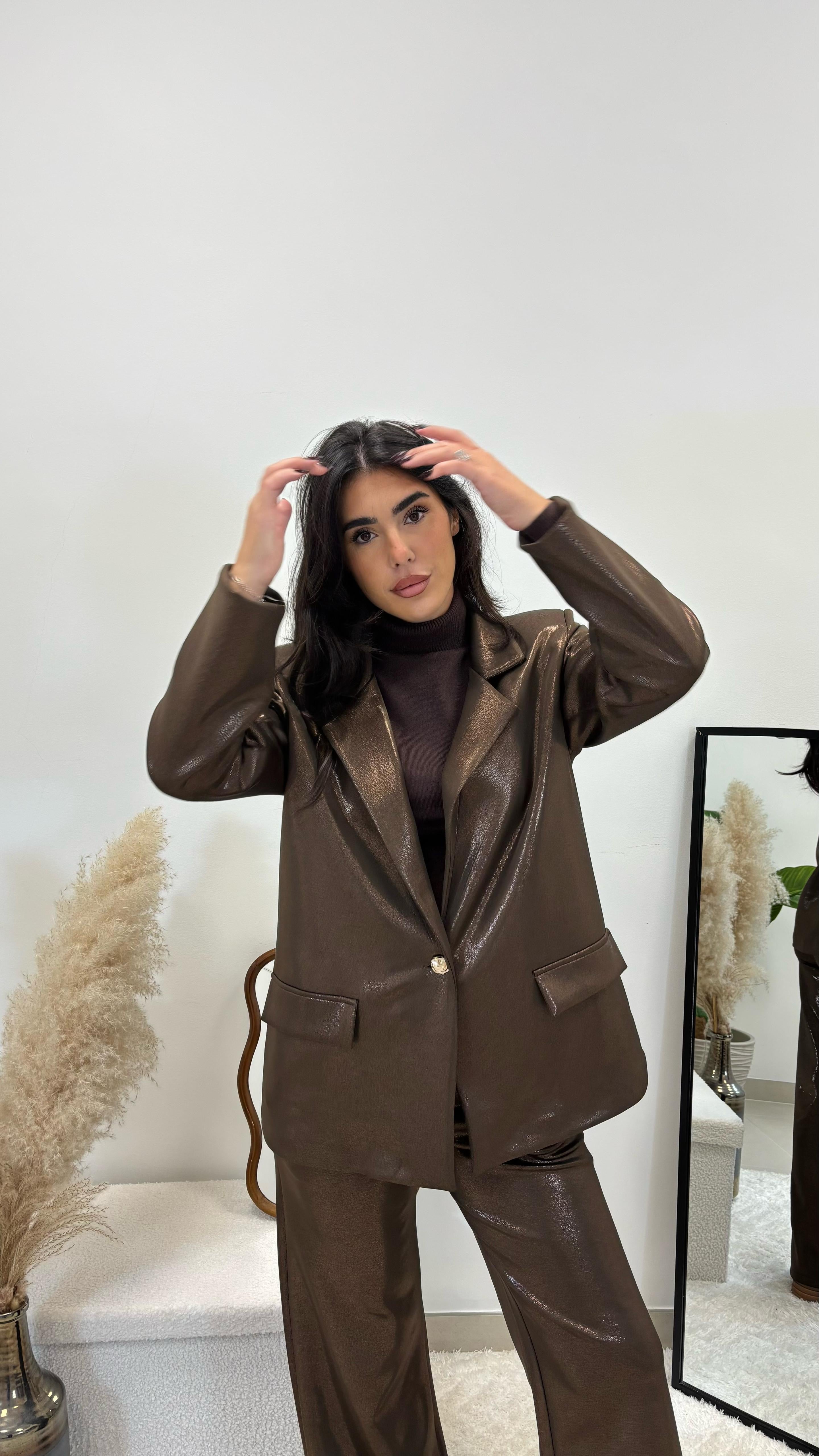 Tailleur Spalmato Brown