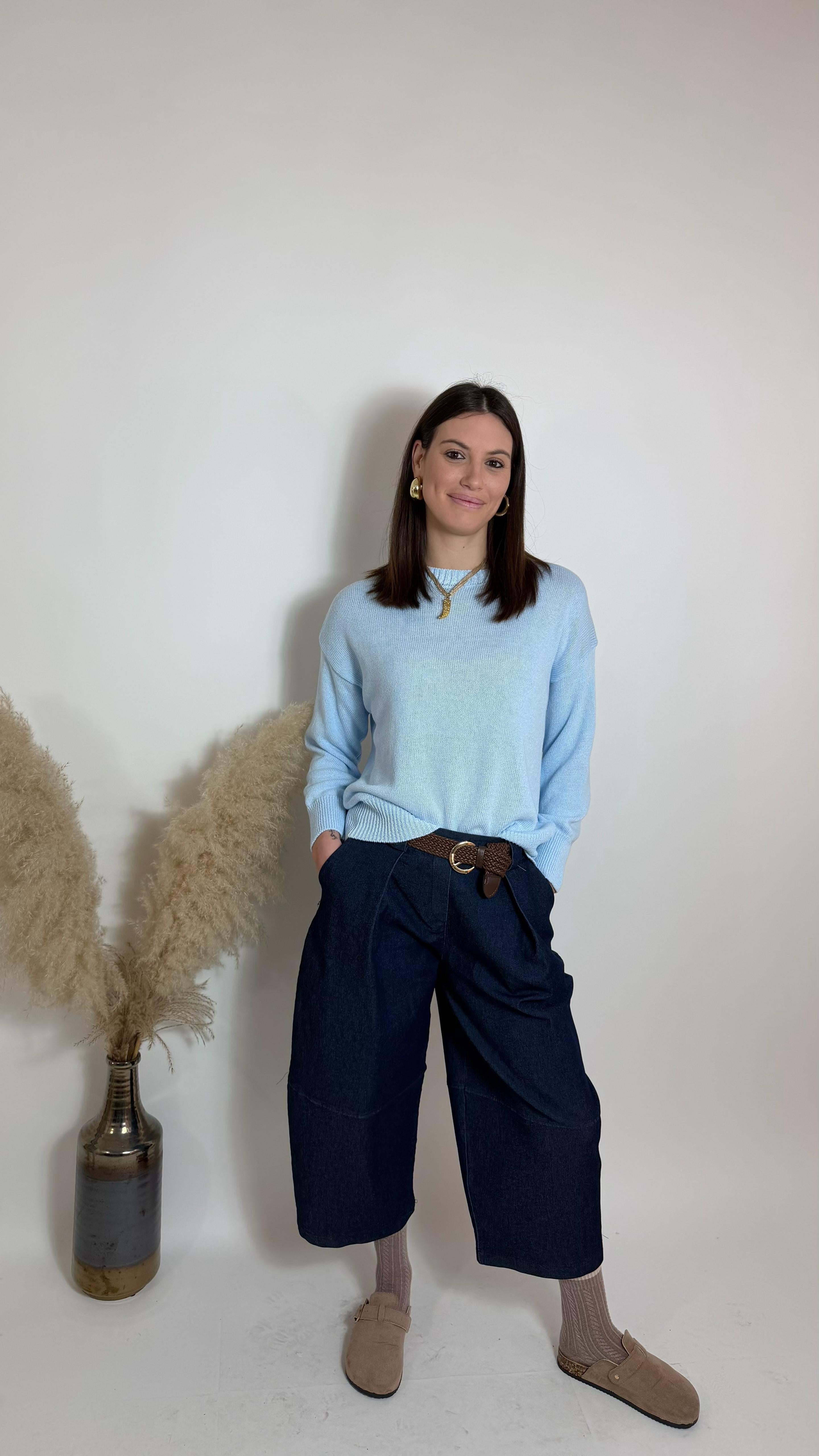 Panta Baggy Chambray