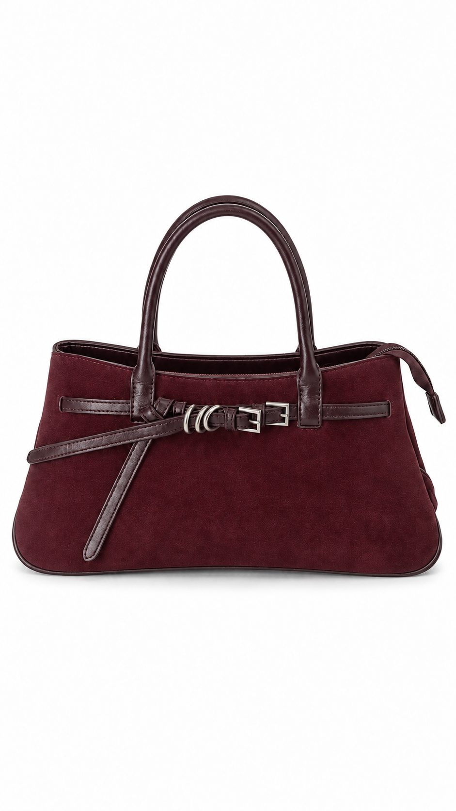 Borsa Belt Suede Burgundy