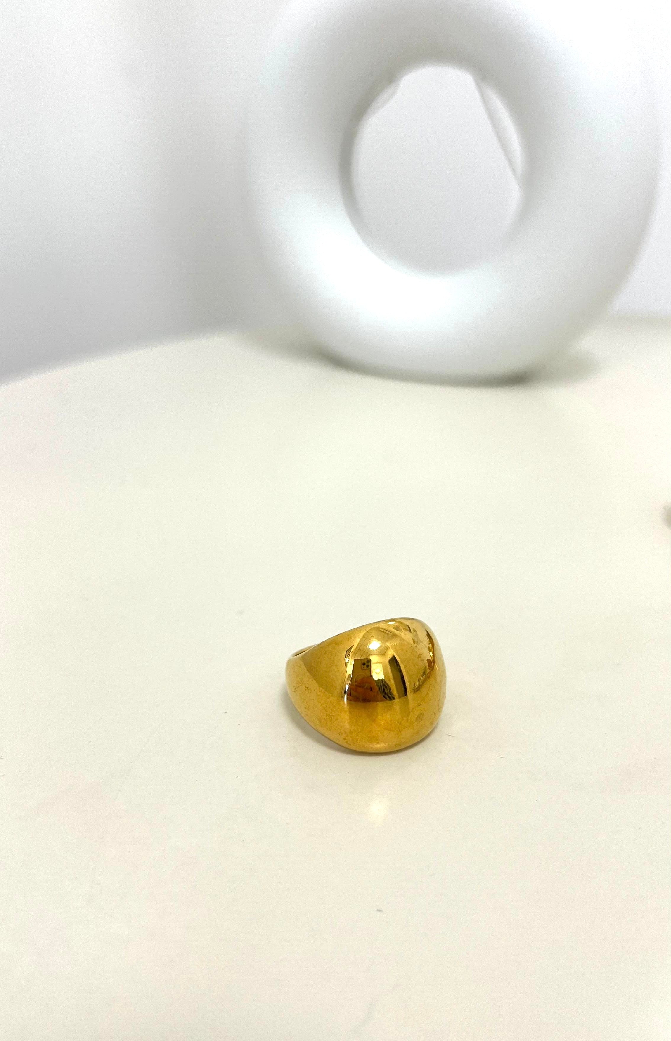 Anello Liscio Gold