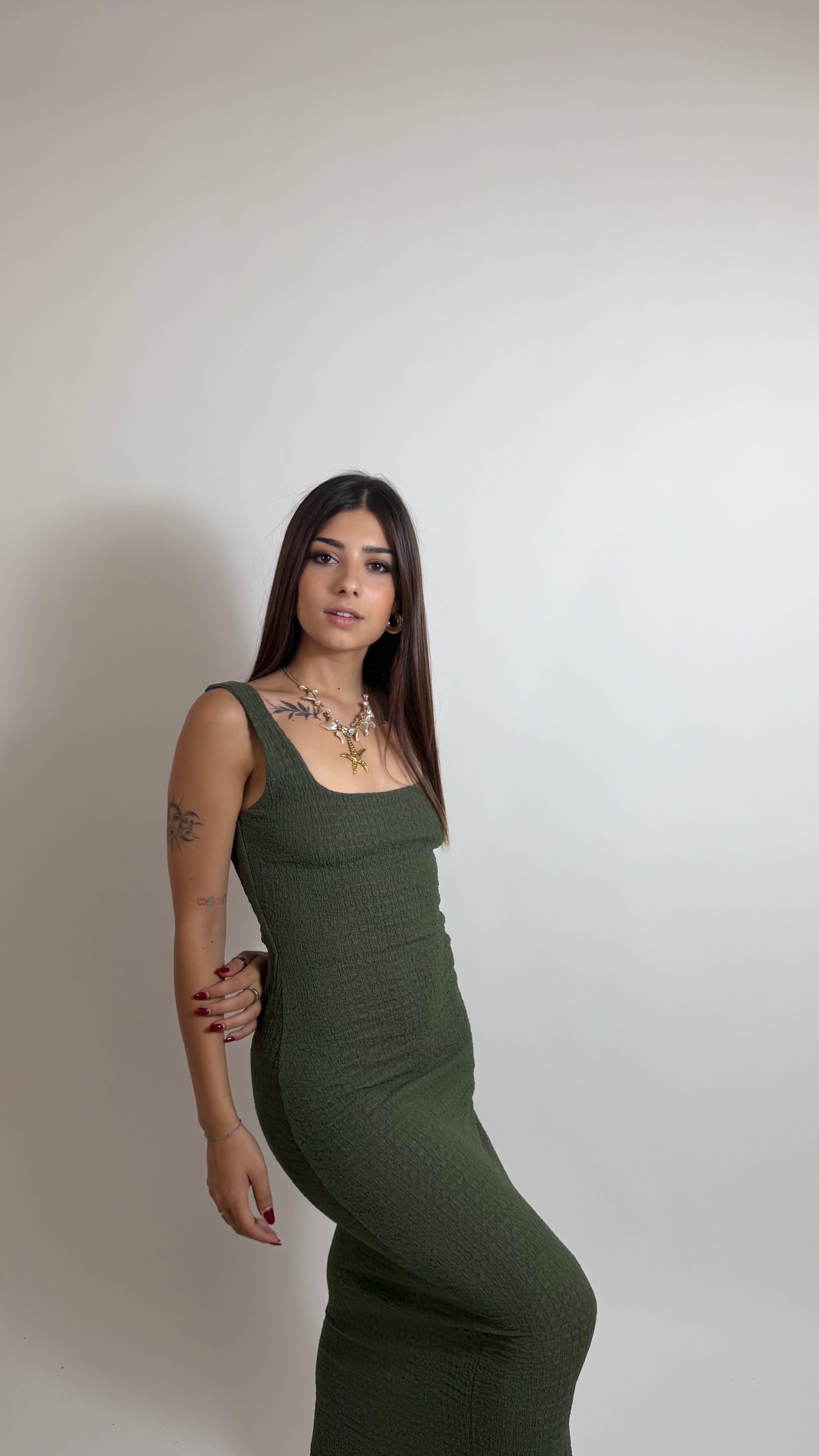 Abito Pastel Verde Utility