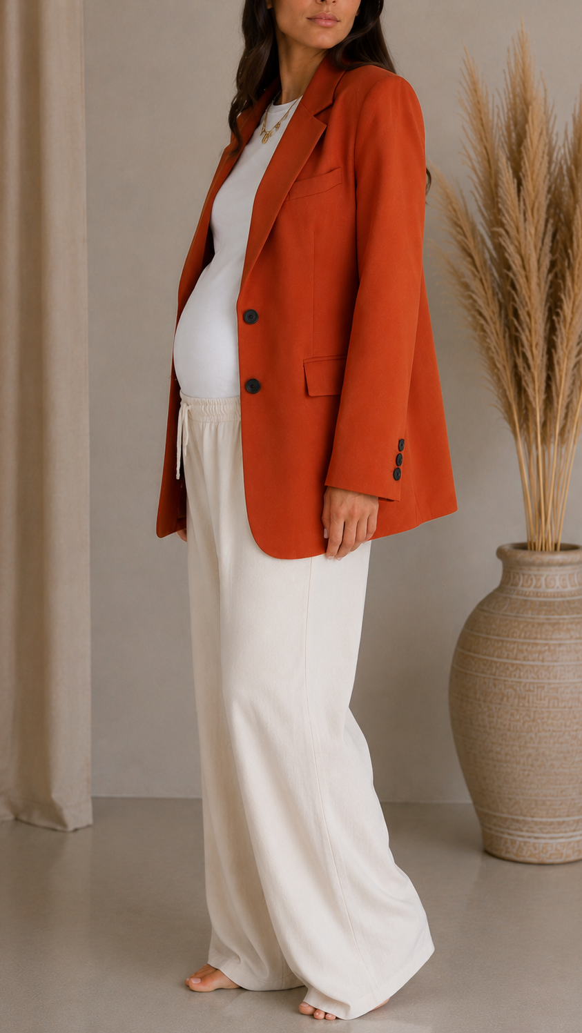Giacca Oversize Ruggine
