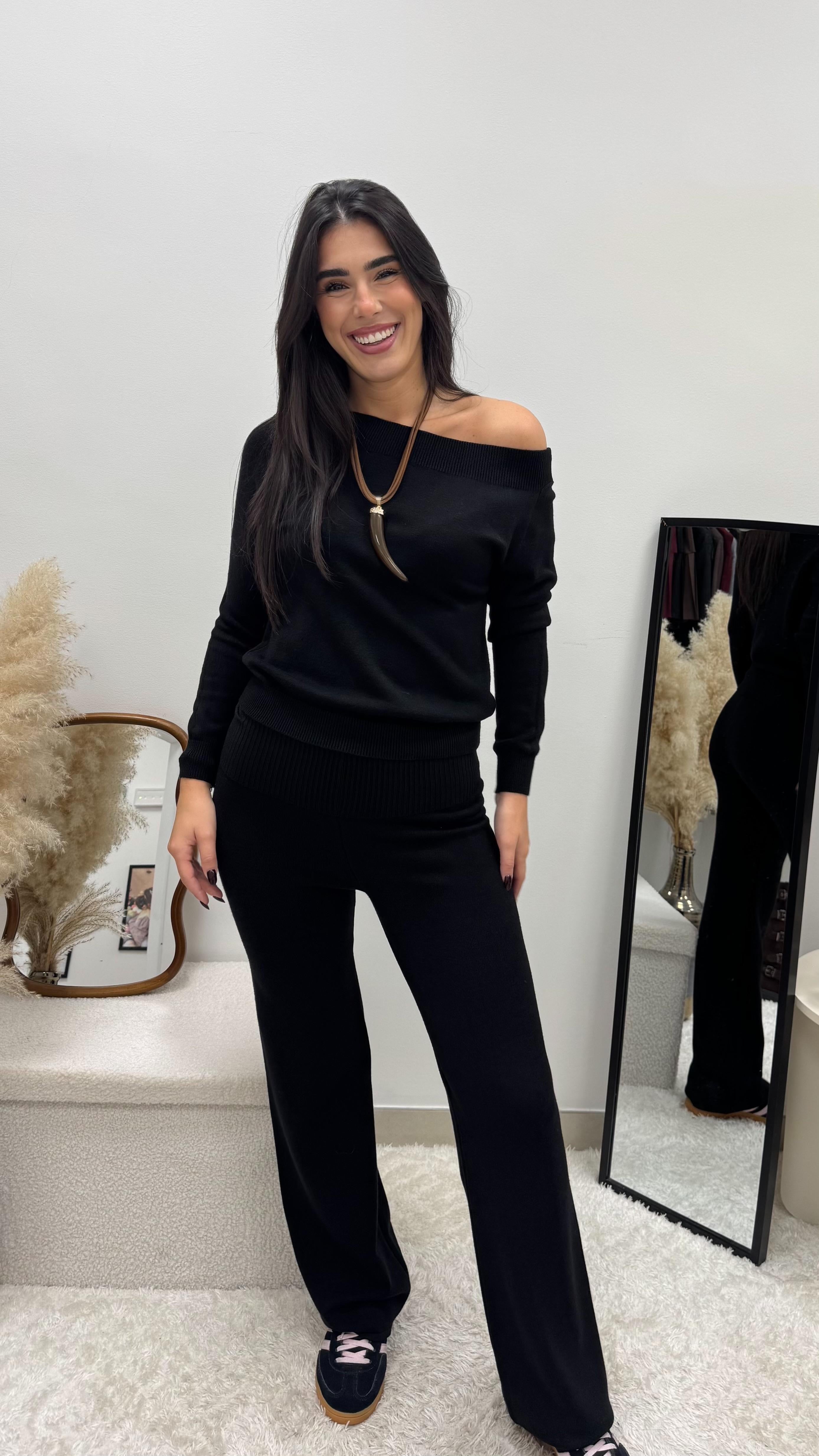 Pantalone Soft Comfort Nero