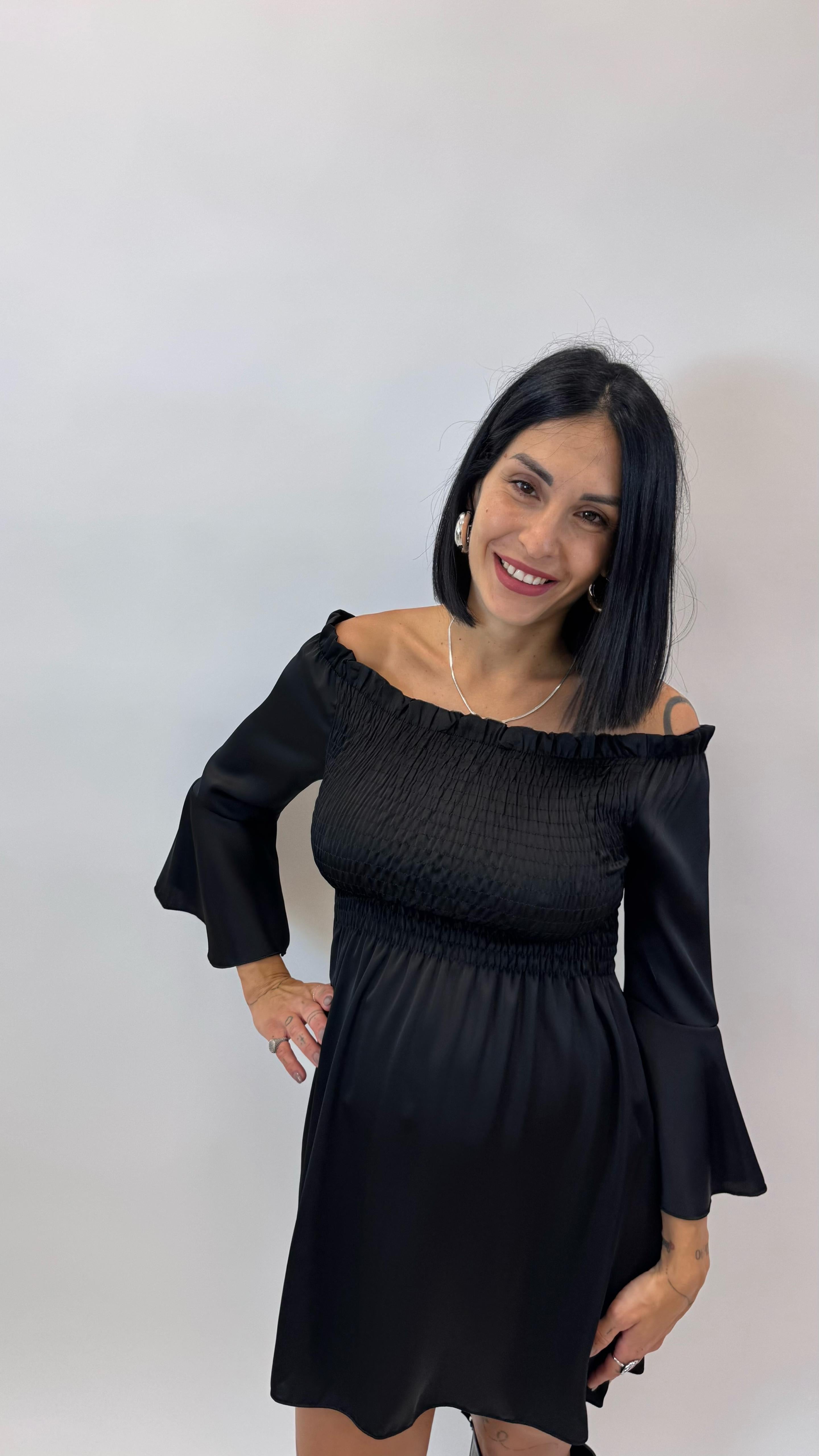 Abito Schiffer Silk Nero
