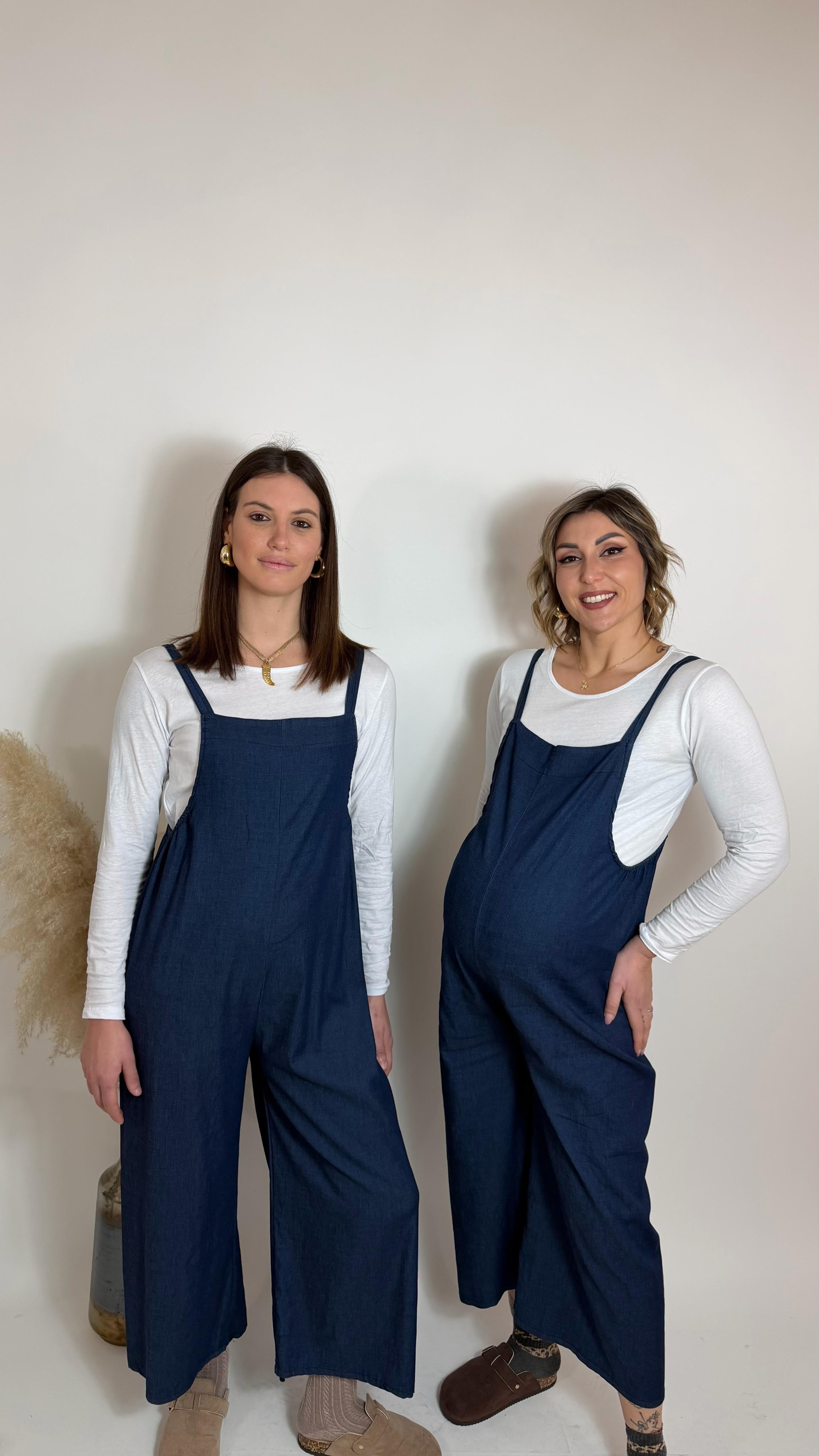 Salopette Chambray Be You / lavaggio scuro