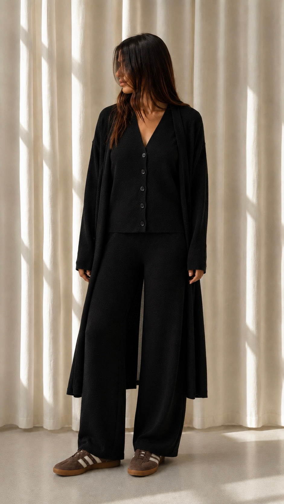 Set 3 Pezzi Cozy Chic Nero