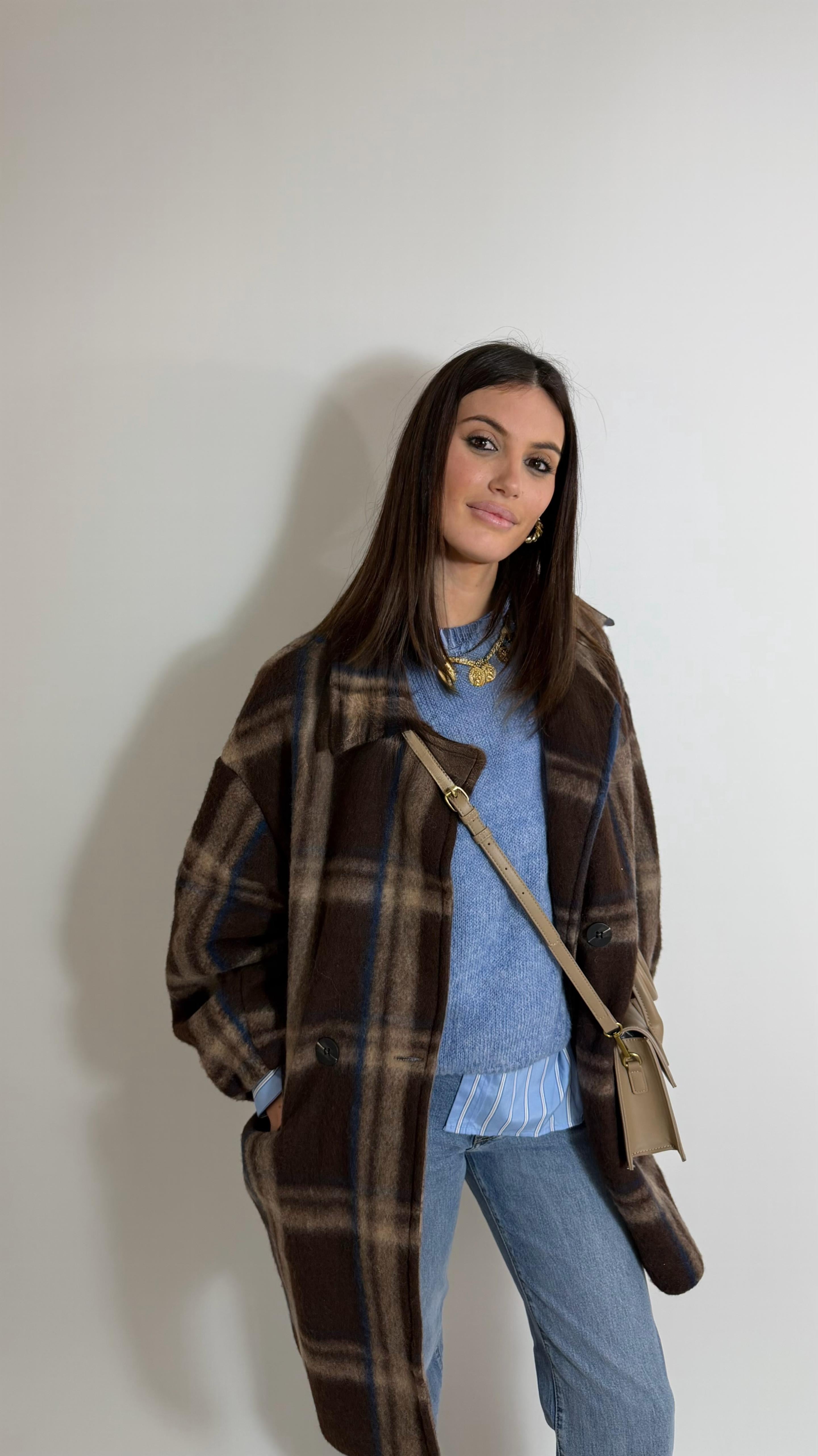 Pull 3/4 Extrasoffice Azzurro