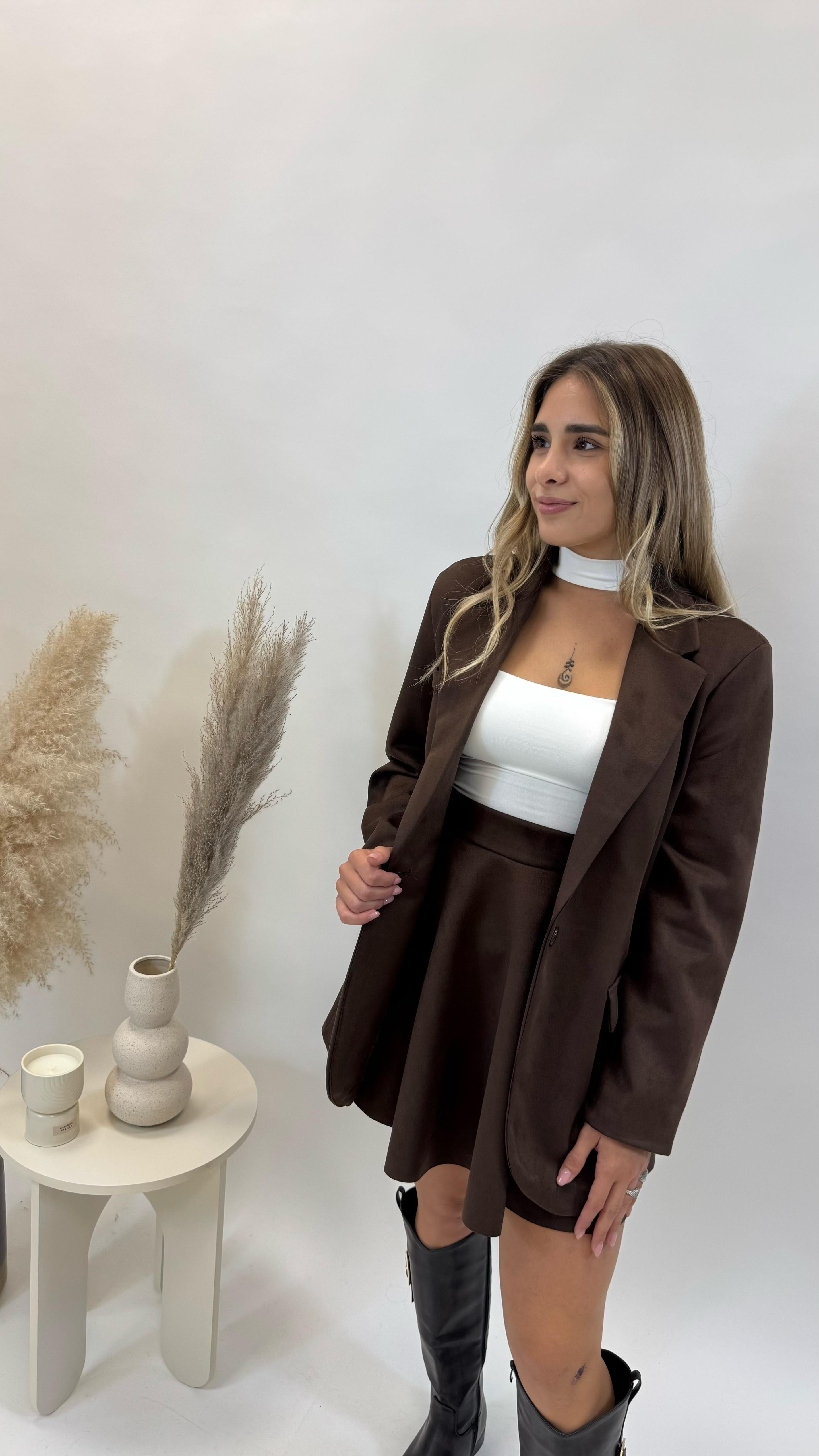 Body Scollo Chocker Bianco