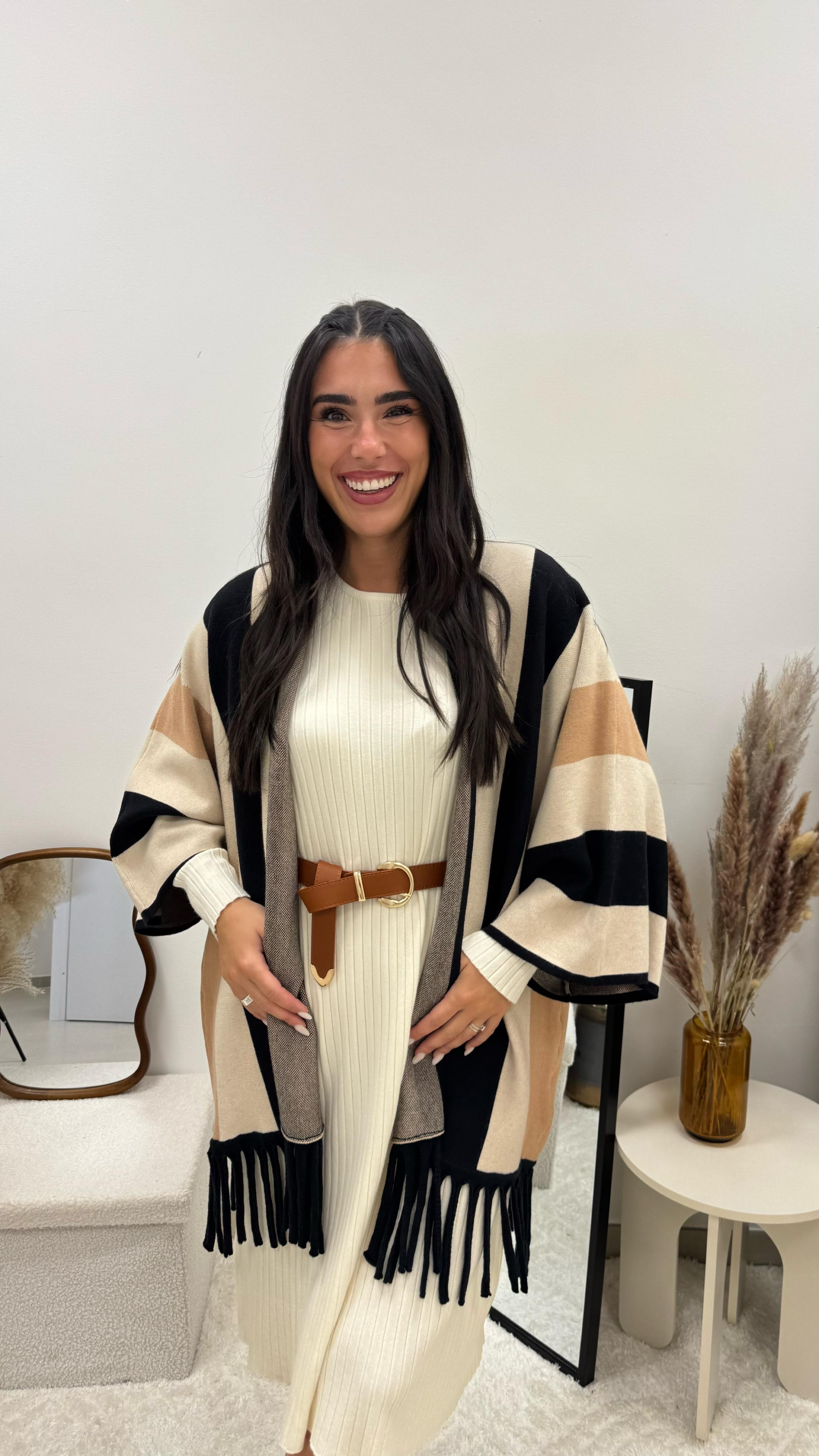 Cardigan Manica Campana Camel Nuance