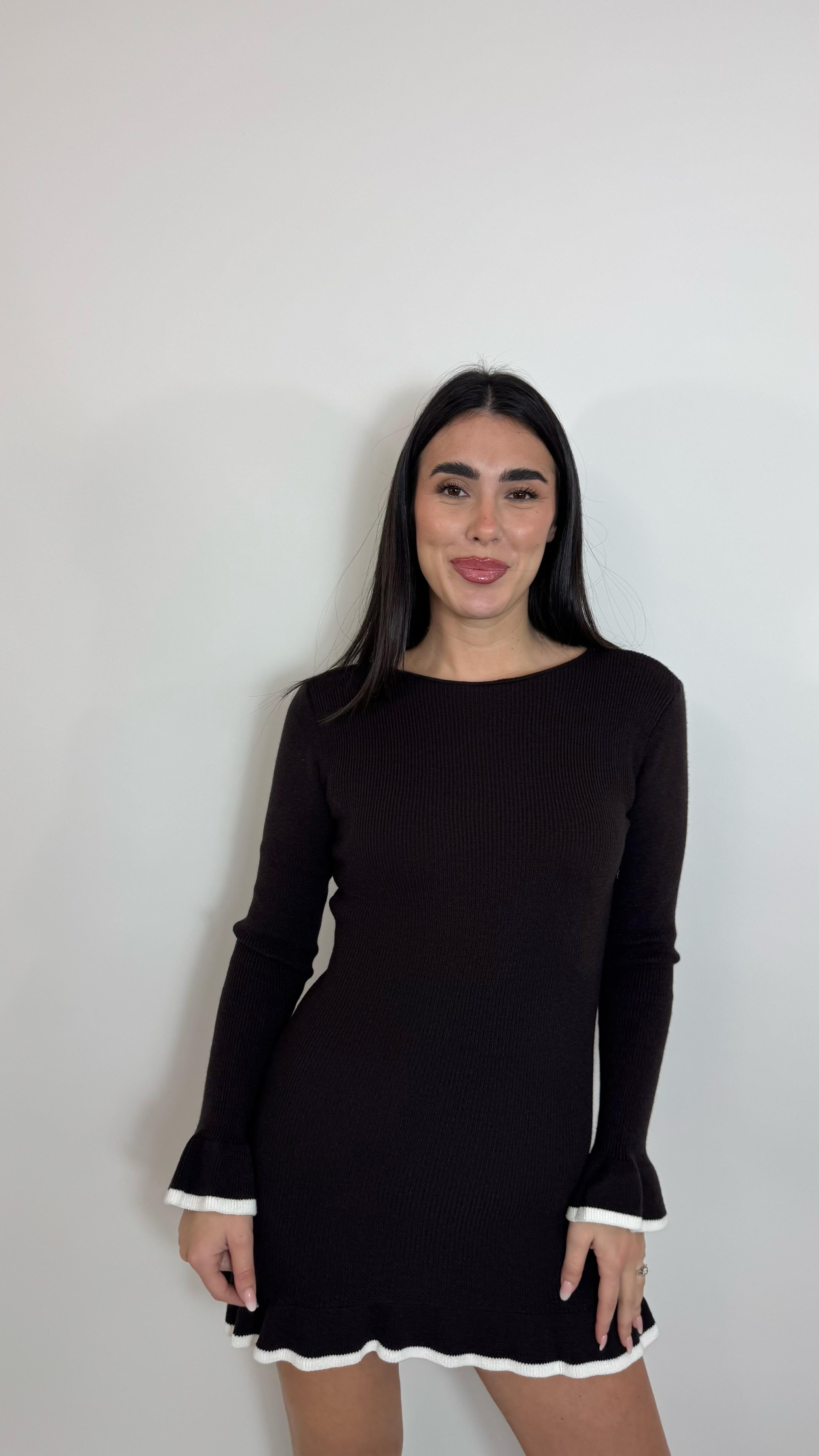 🥂Minidress Soft Chic Testa di Moro