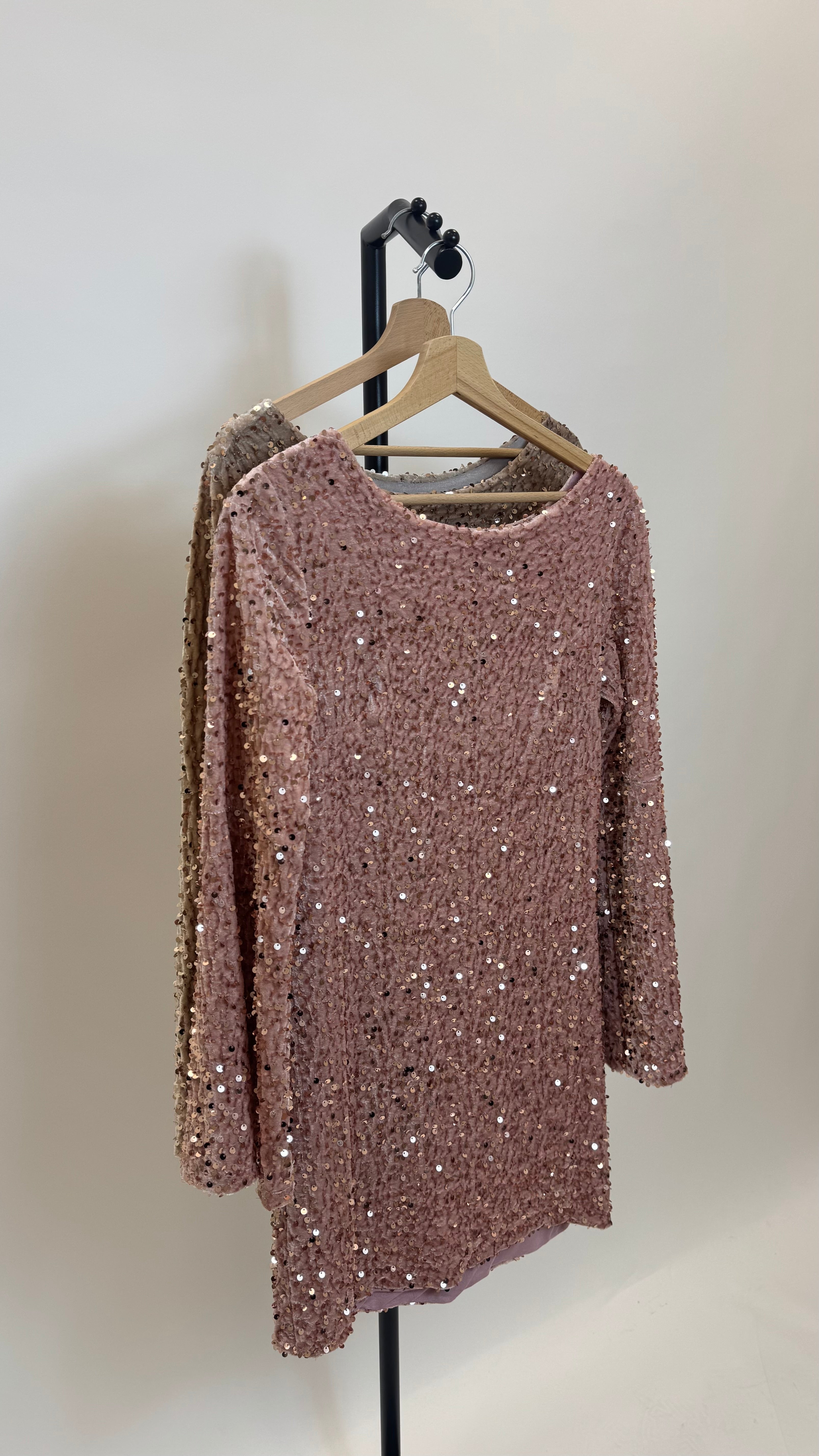 Abito Velvet Paillettes