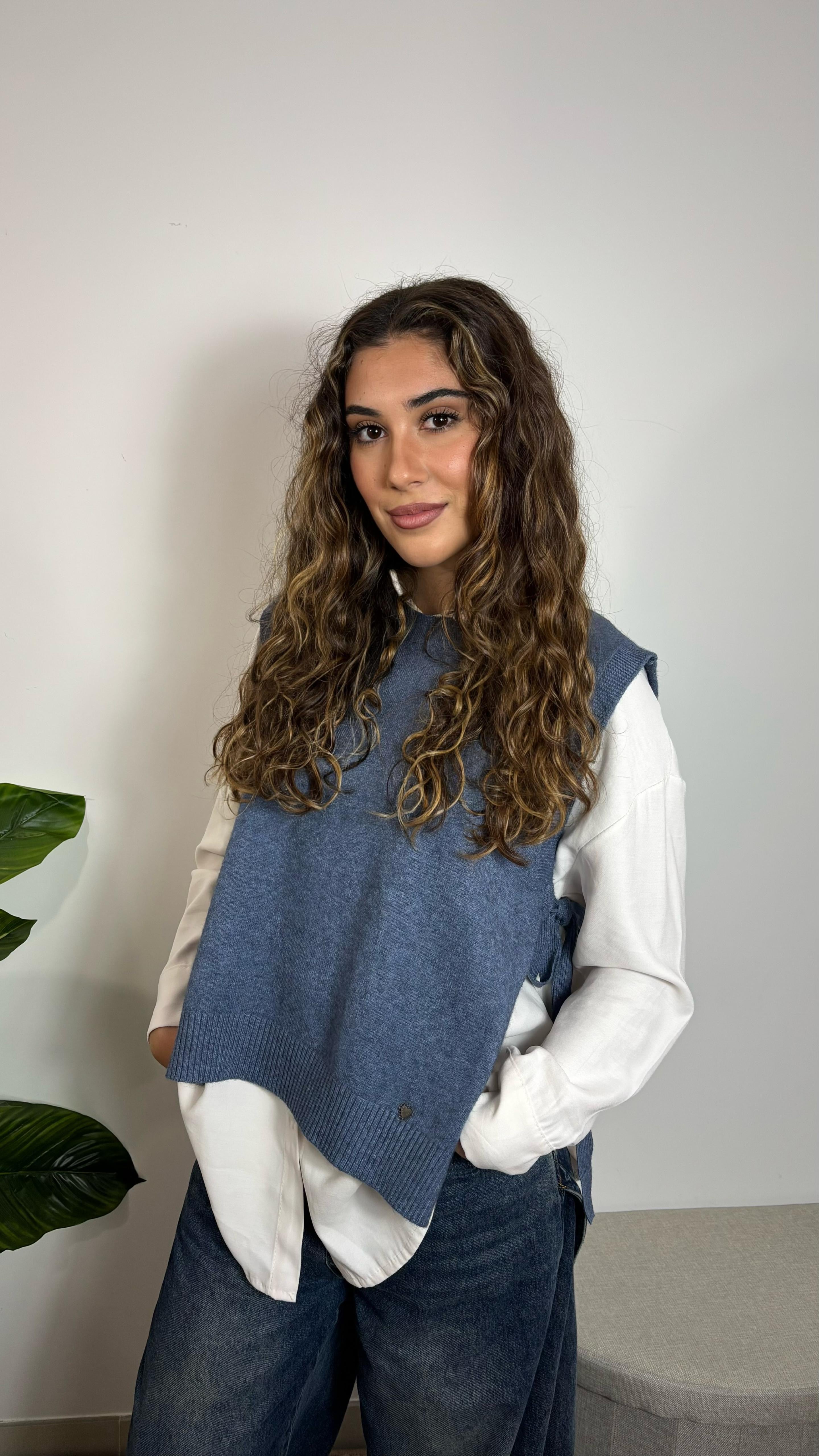 Gilet LaceFit Ceruleo