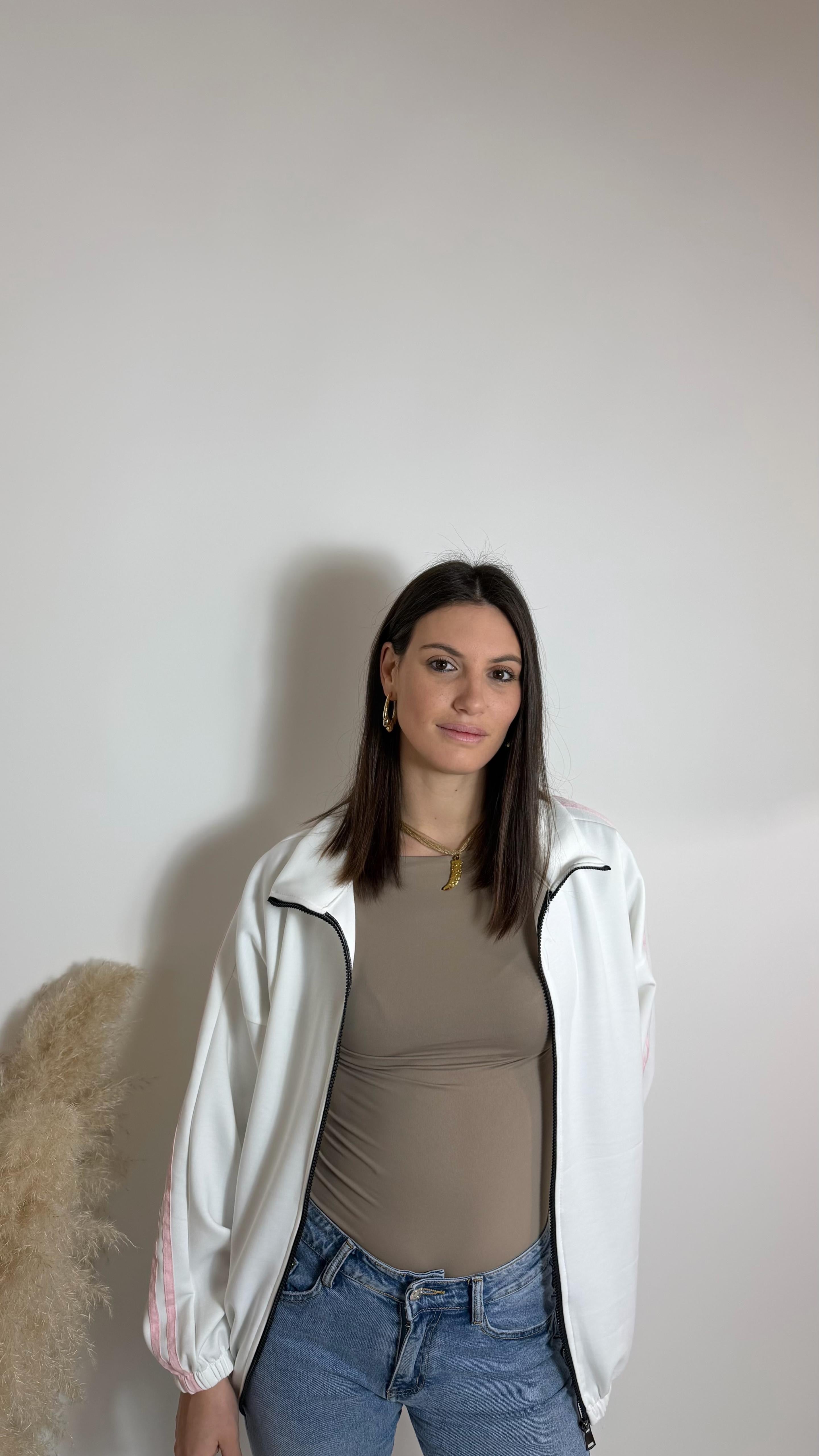 Felpa Sidebands Bianca