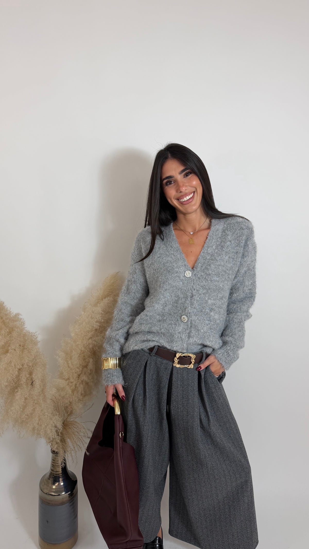 Cardigan Soft Jewel Grey