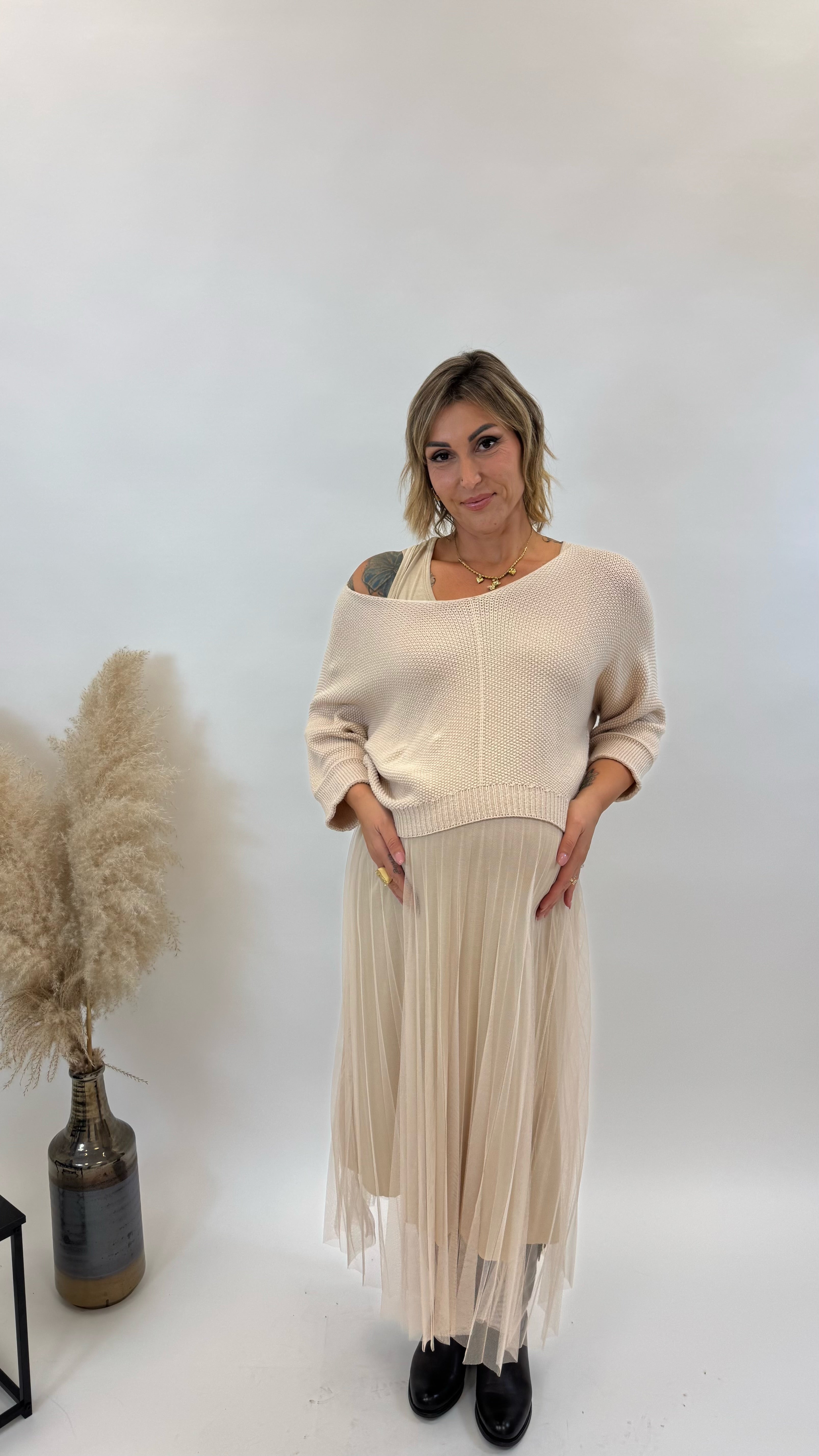 Abito Tulle Burro