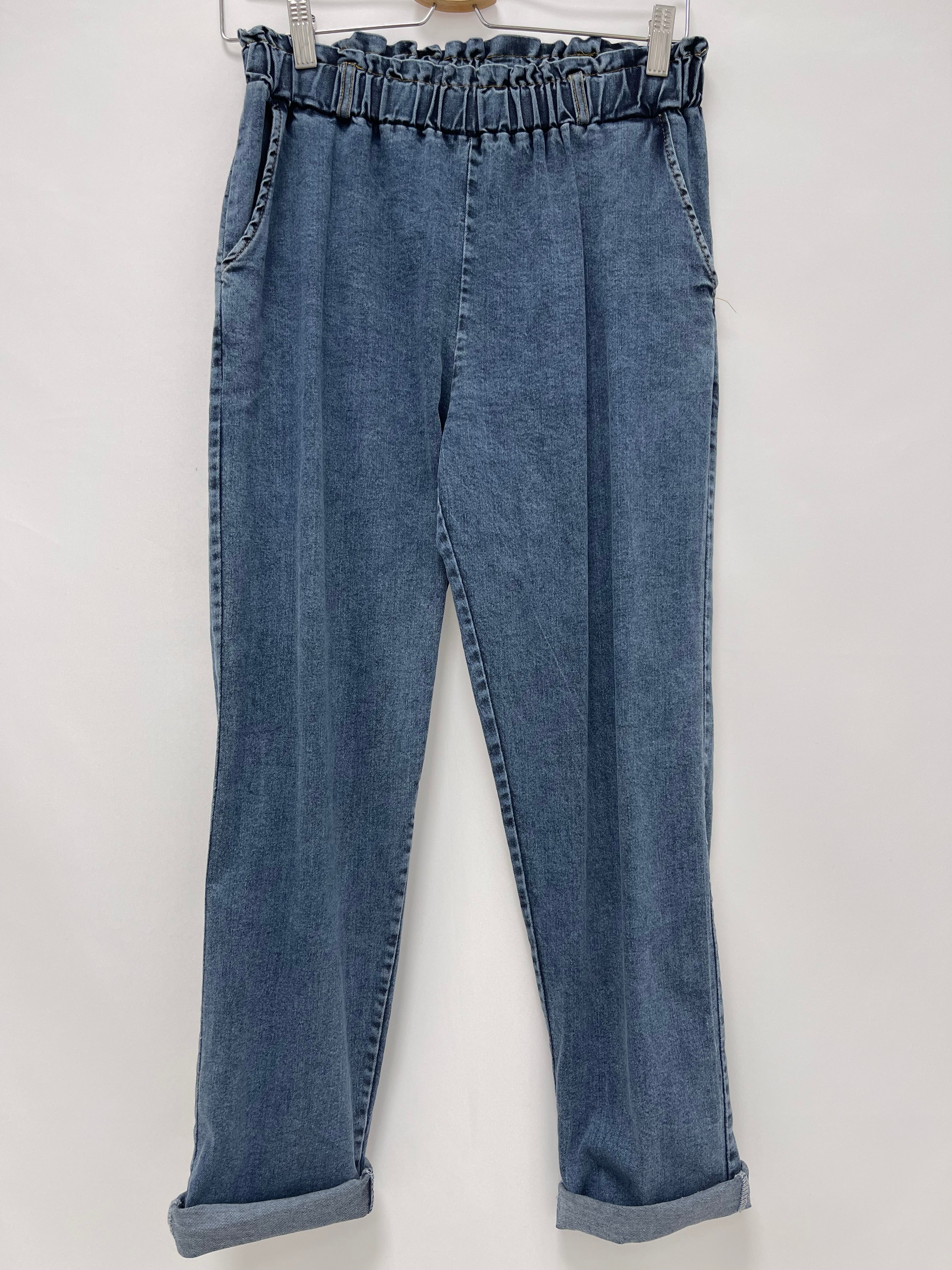Panta Chambray con Culisse