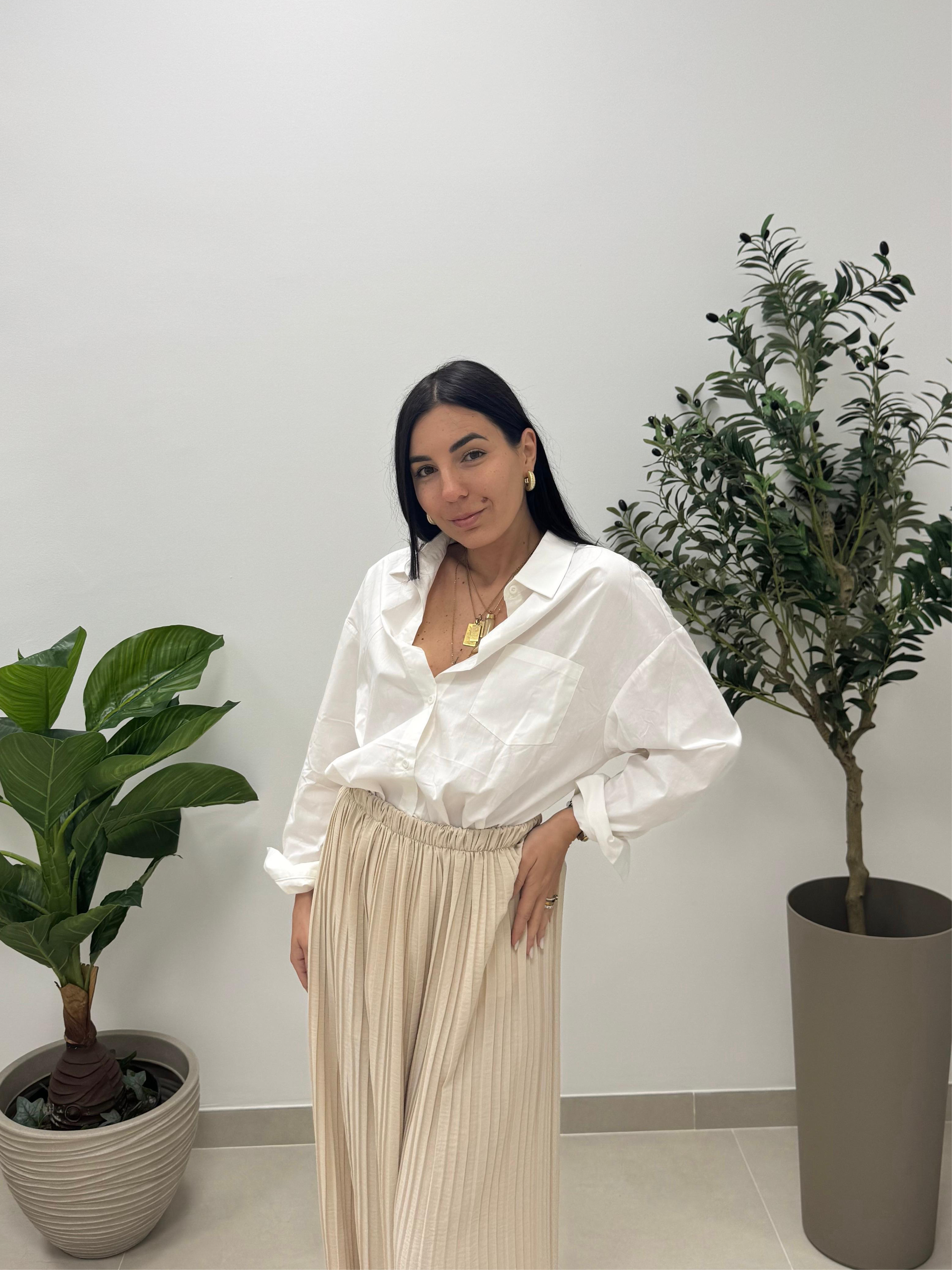 Camicia Cotone Oversize