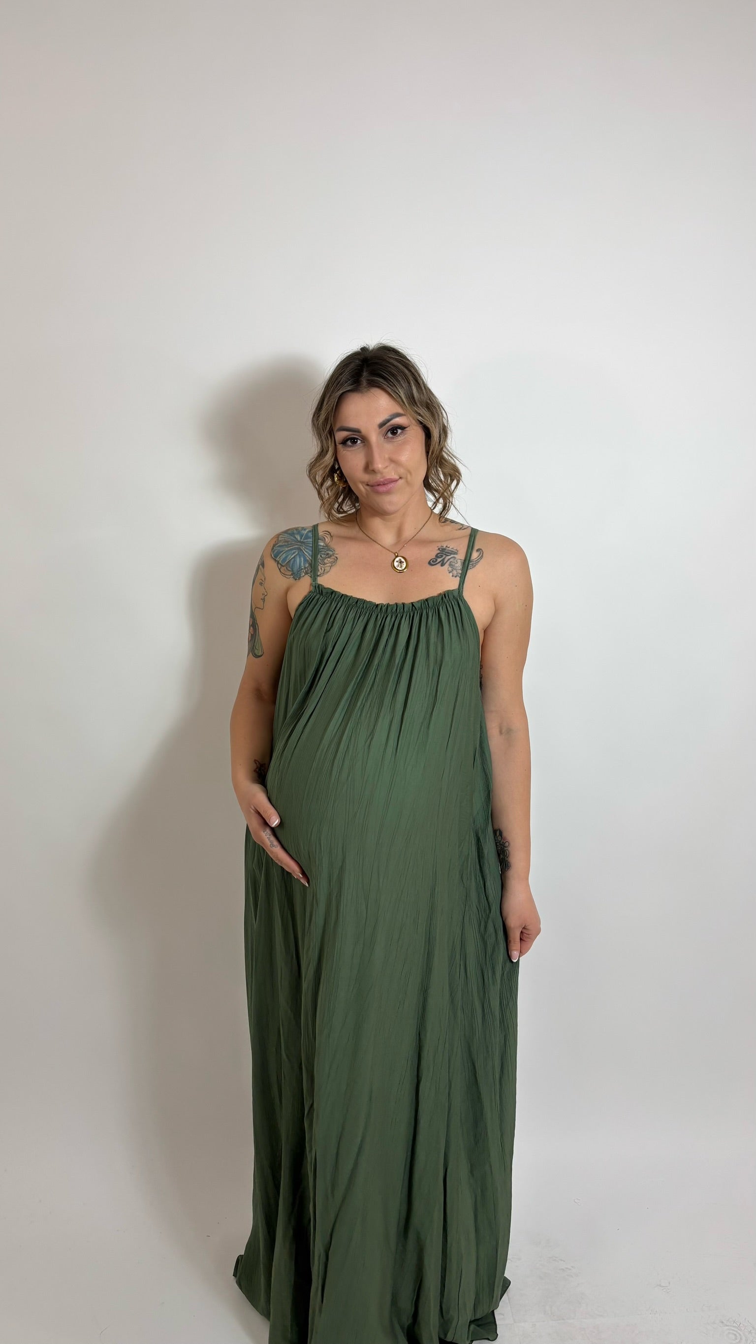 Maxi Dress Jewel Verde Utility