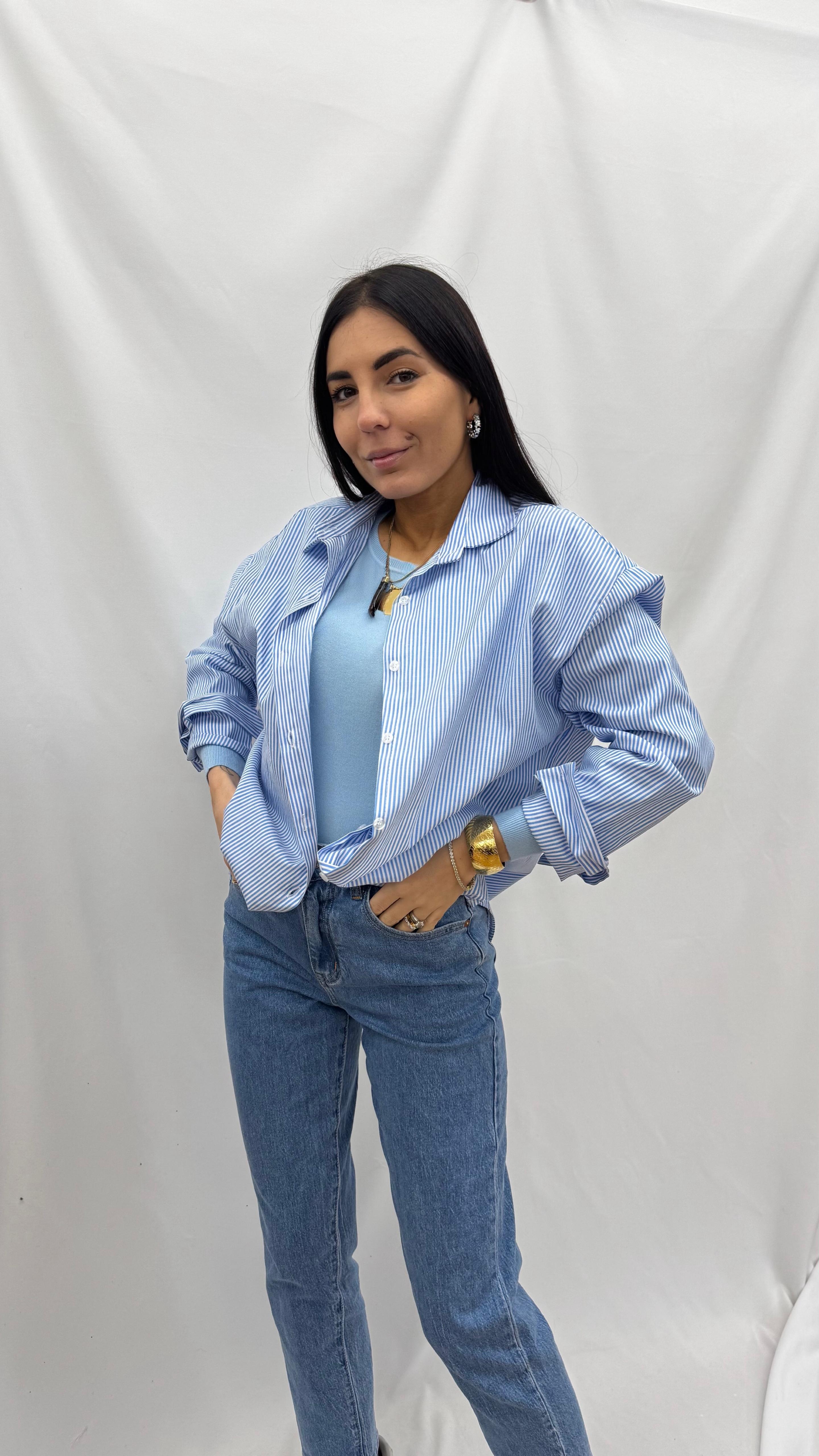 Pull Be You Girocollo Azzurro