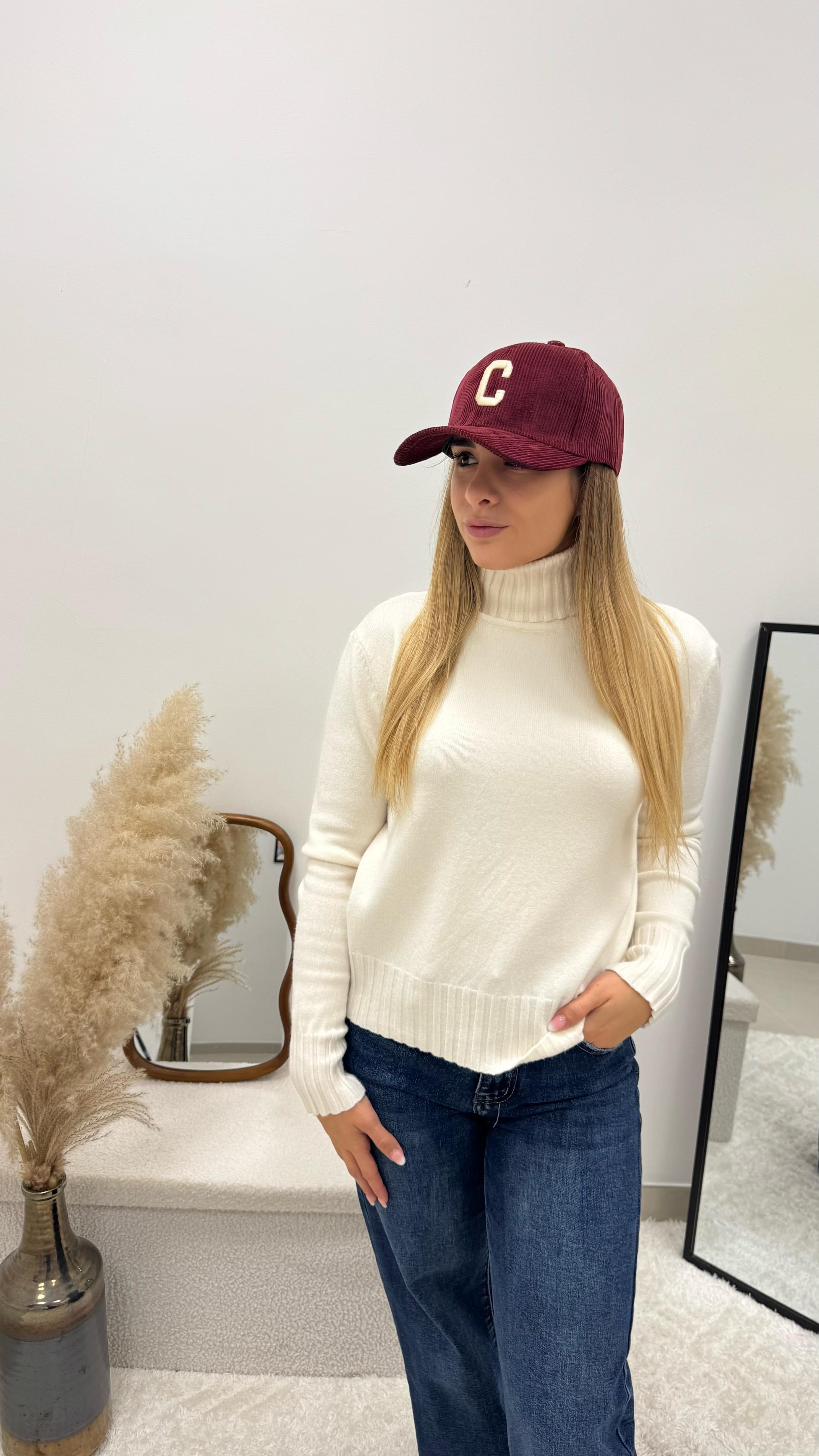 Baseball Cap Rennino Burgundy