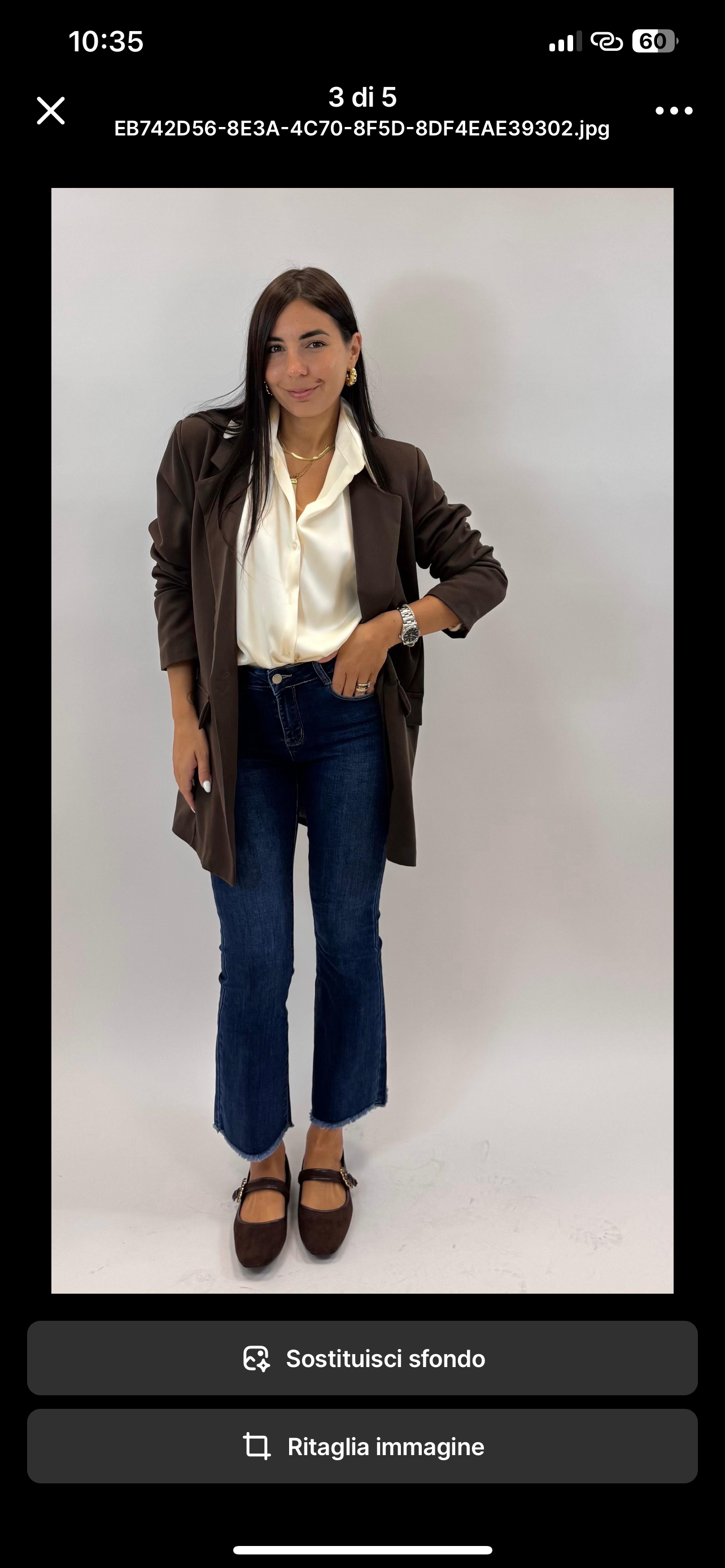 Denim Trombetta Lavaggio Medio