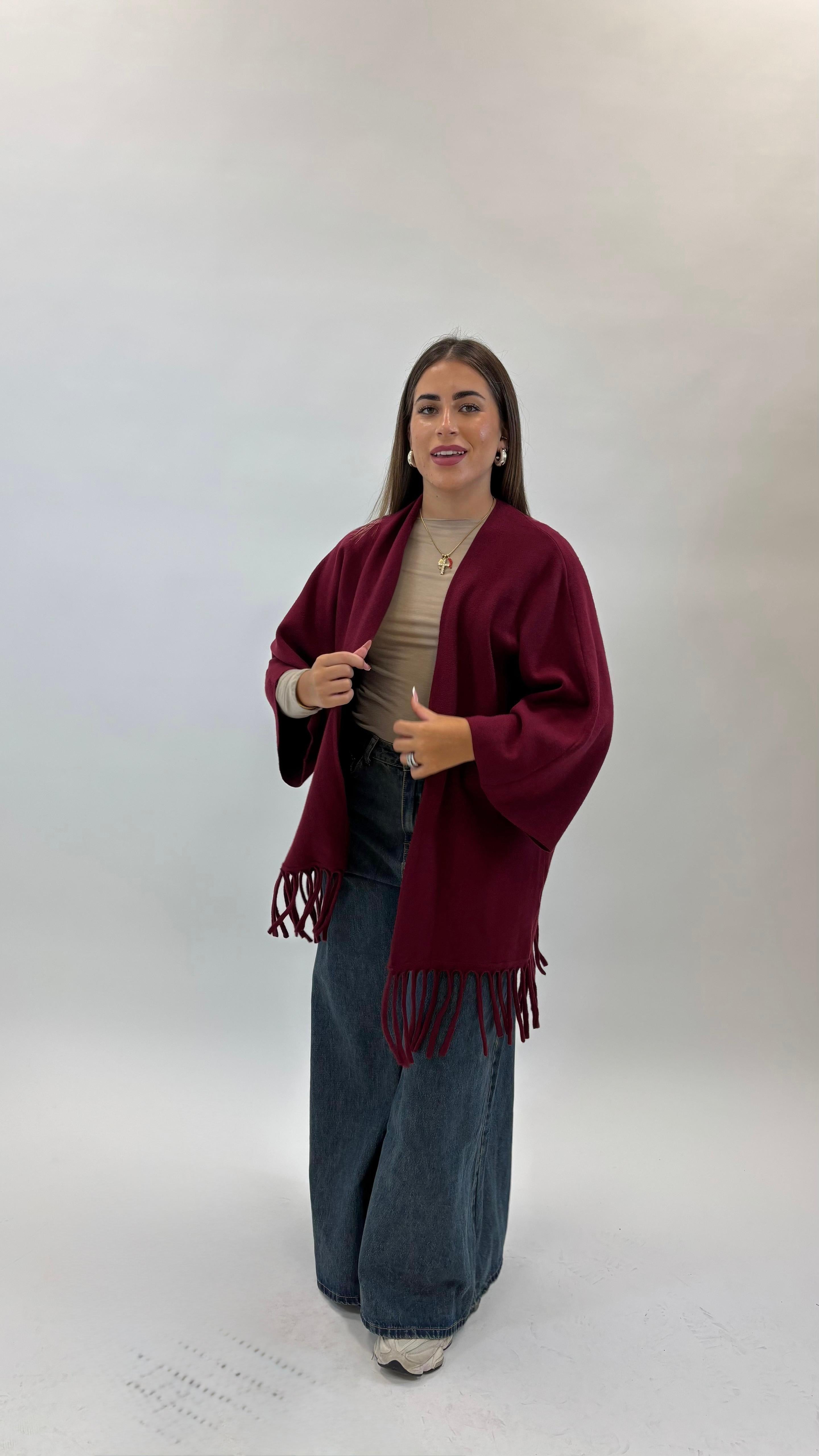 Cardigan Manica Campana Burgundy