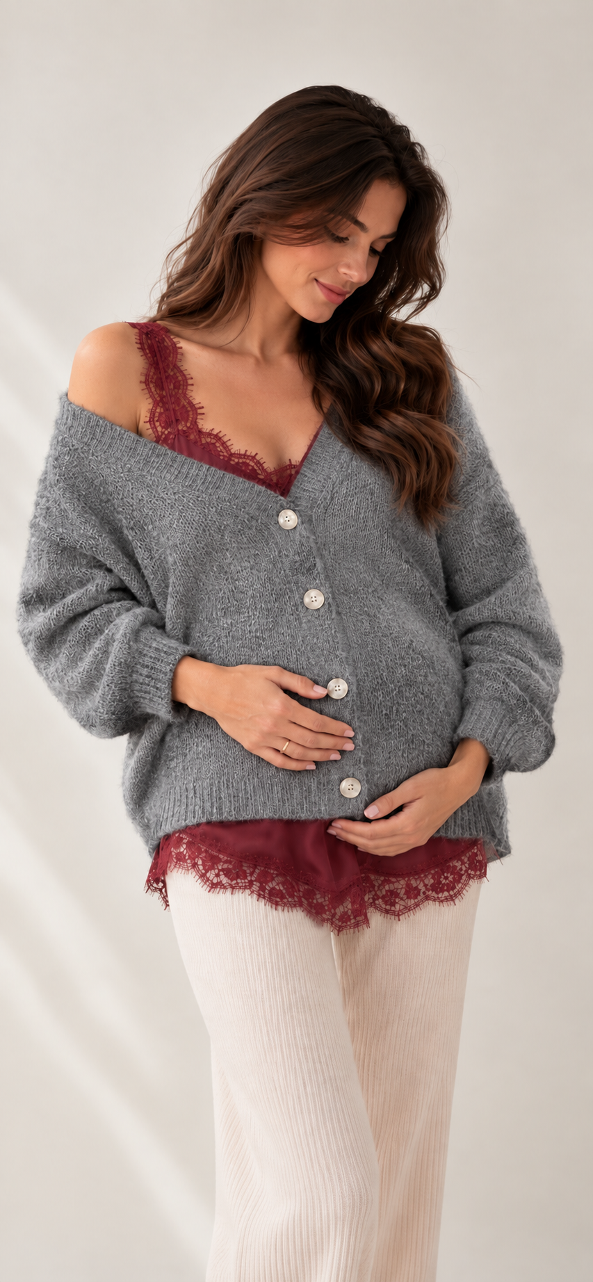 Cardigan Soft Touch Grigio