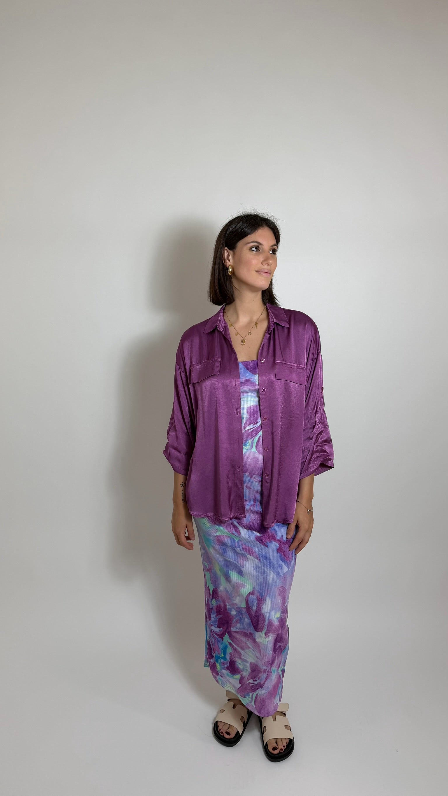 Camicia Sunset Viola