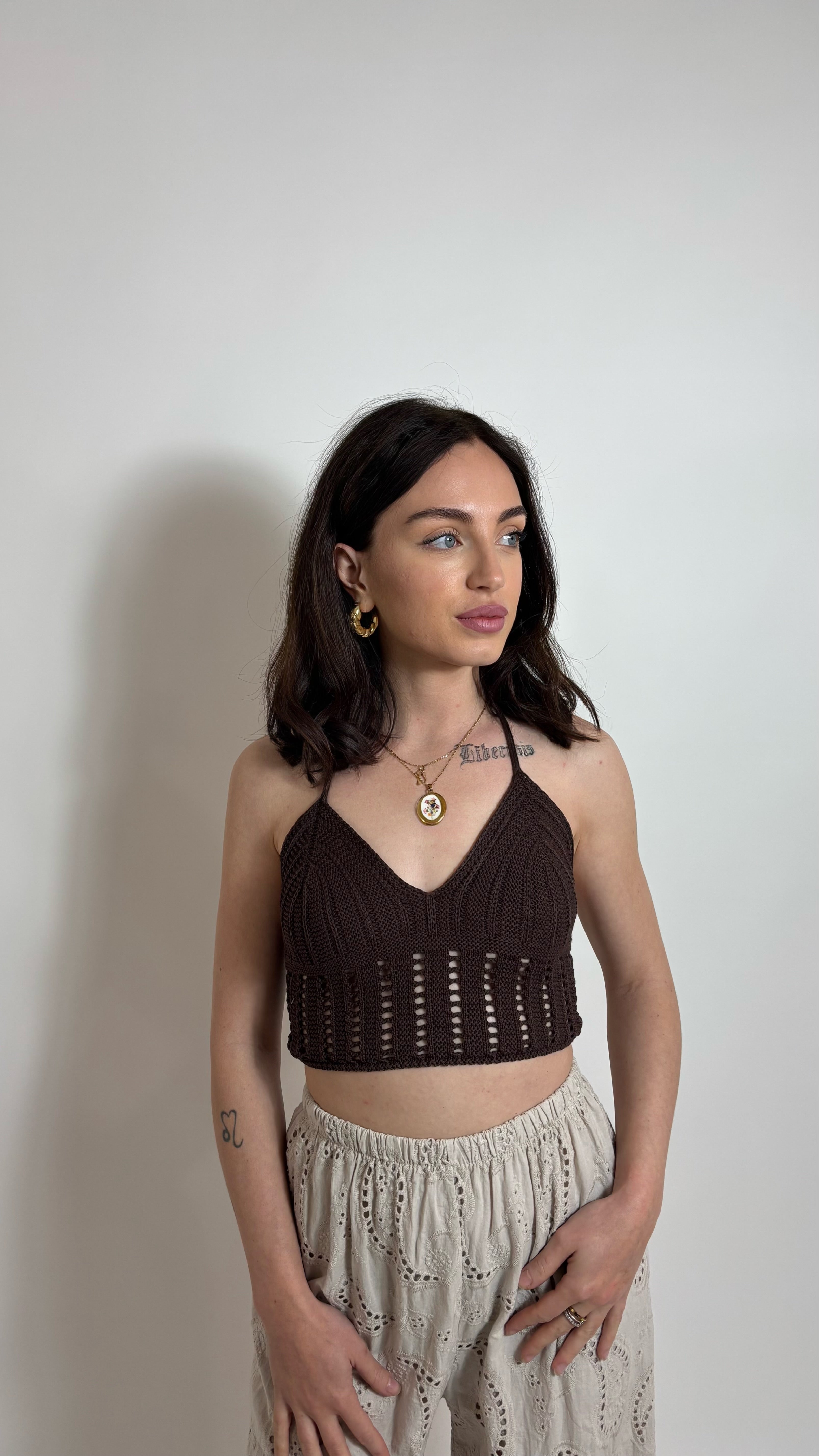 Top Crochet Amalfi Choco