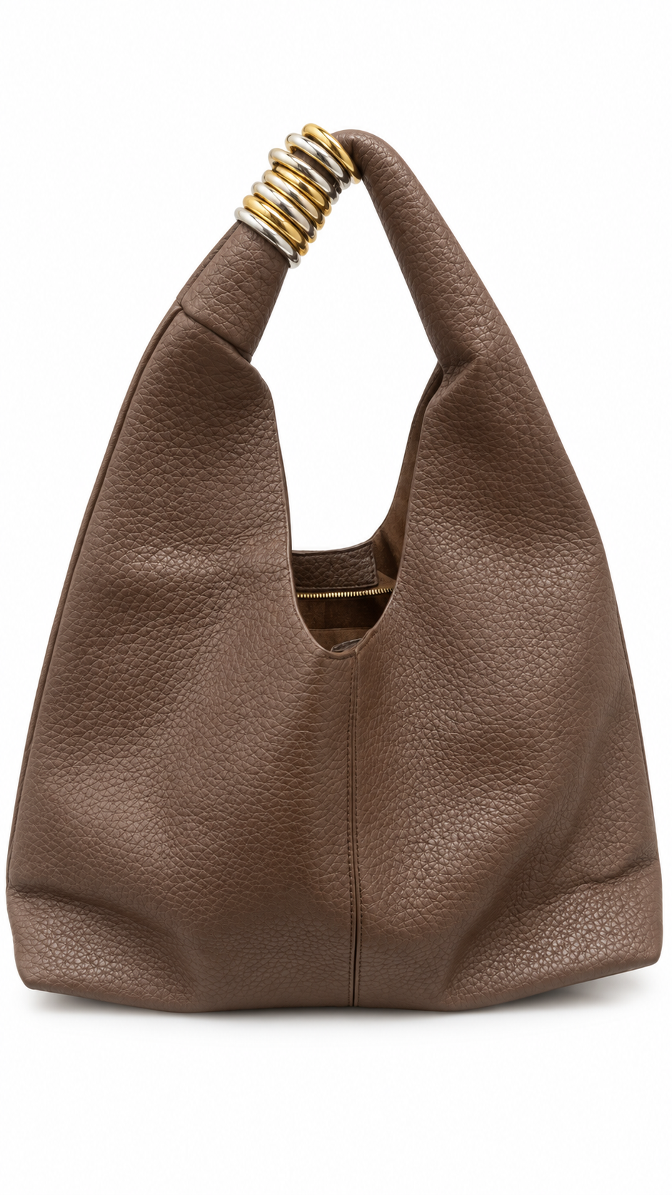 Bag Hobo Gold Rings Tortora