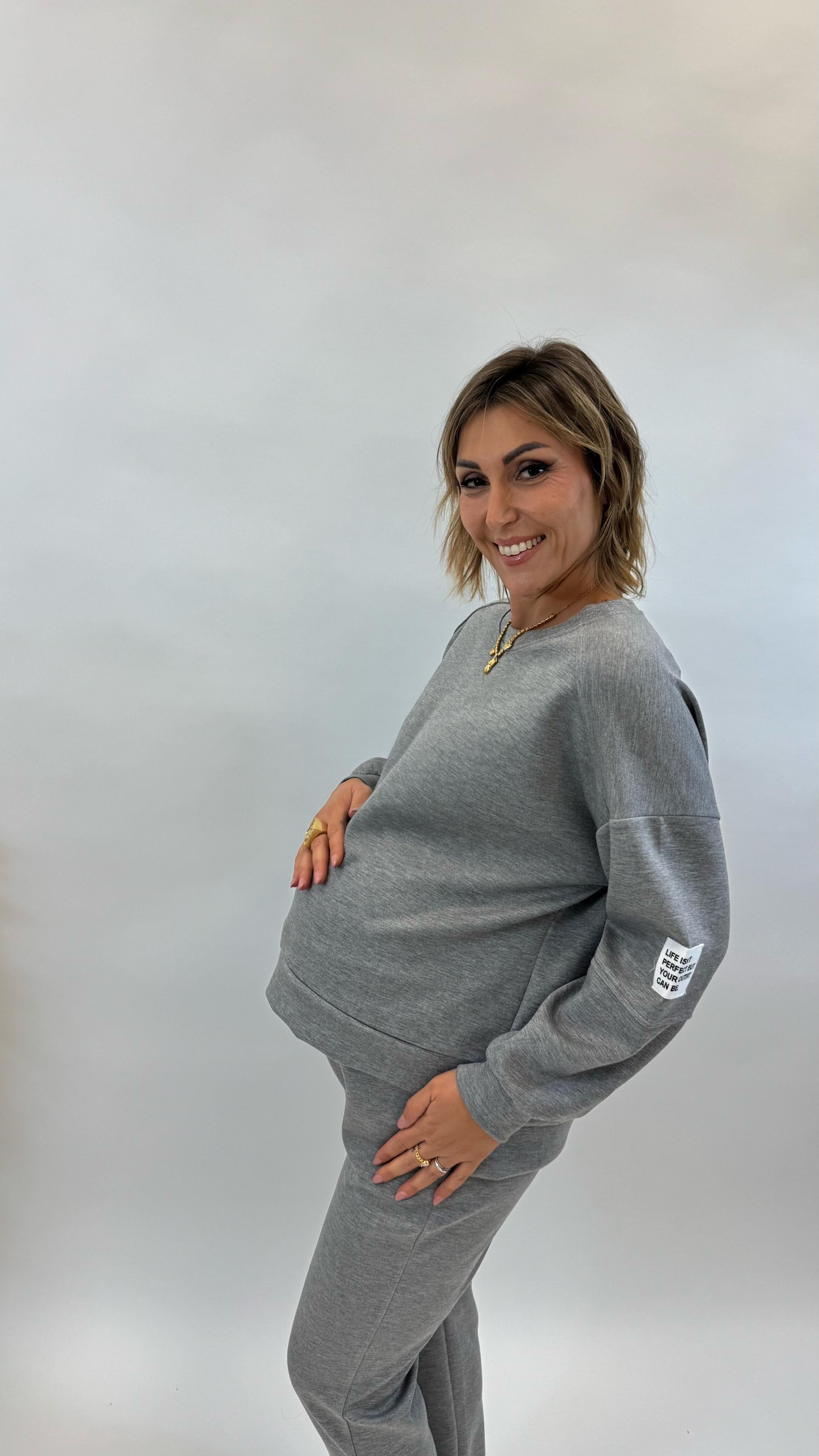 Tuta Perfect Outfit Grigio Perla