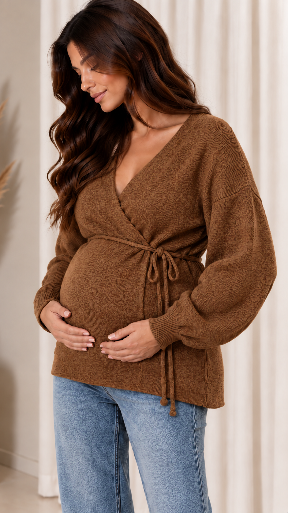 Cardigan Incrociatina Choco