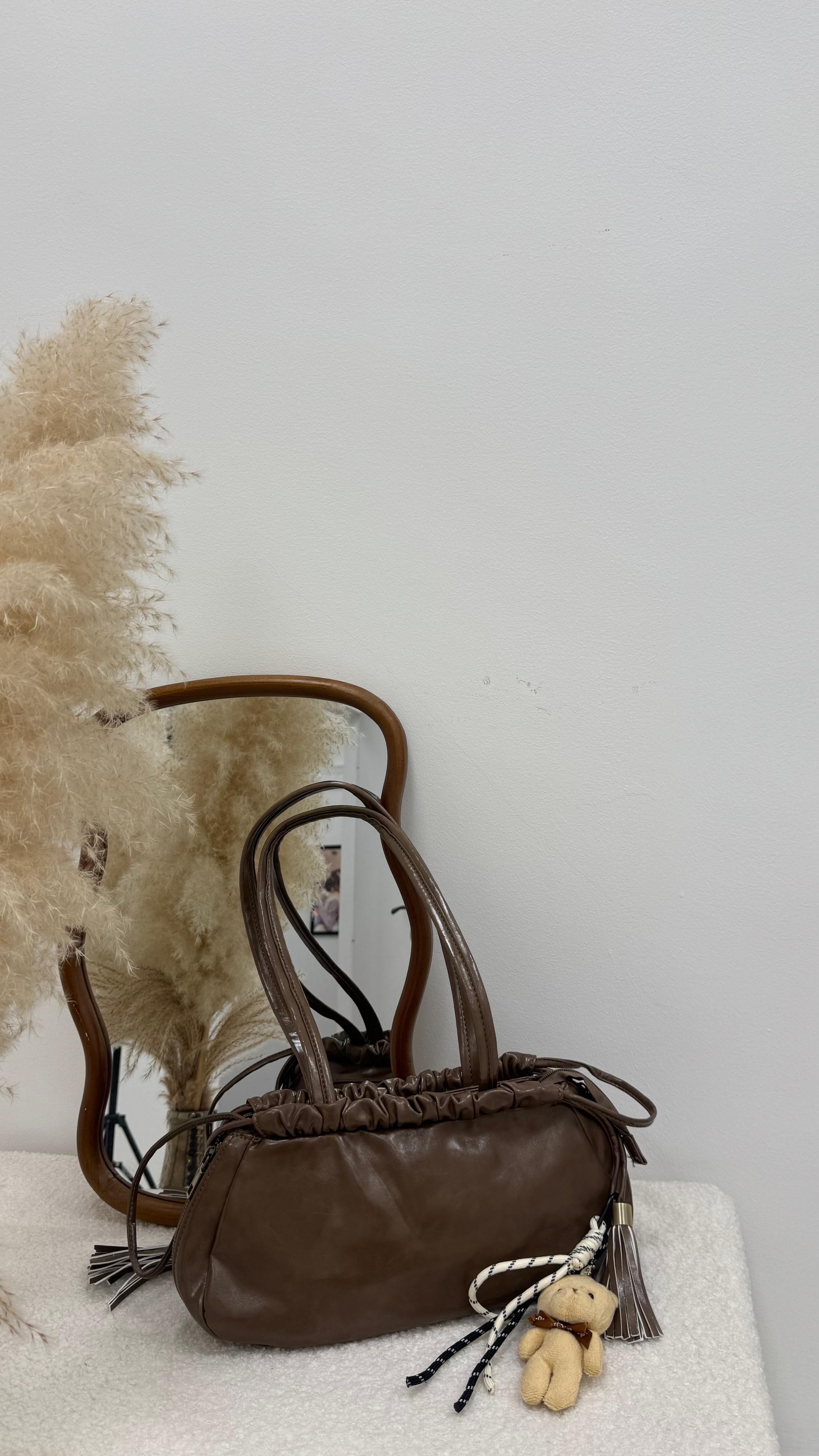 Bag Chic Vernice Verde Taupe