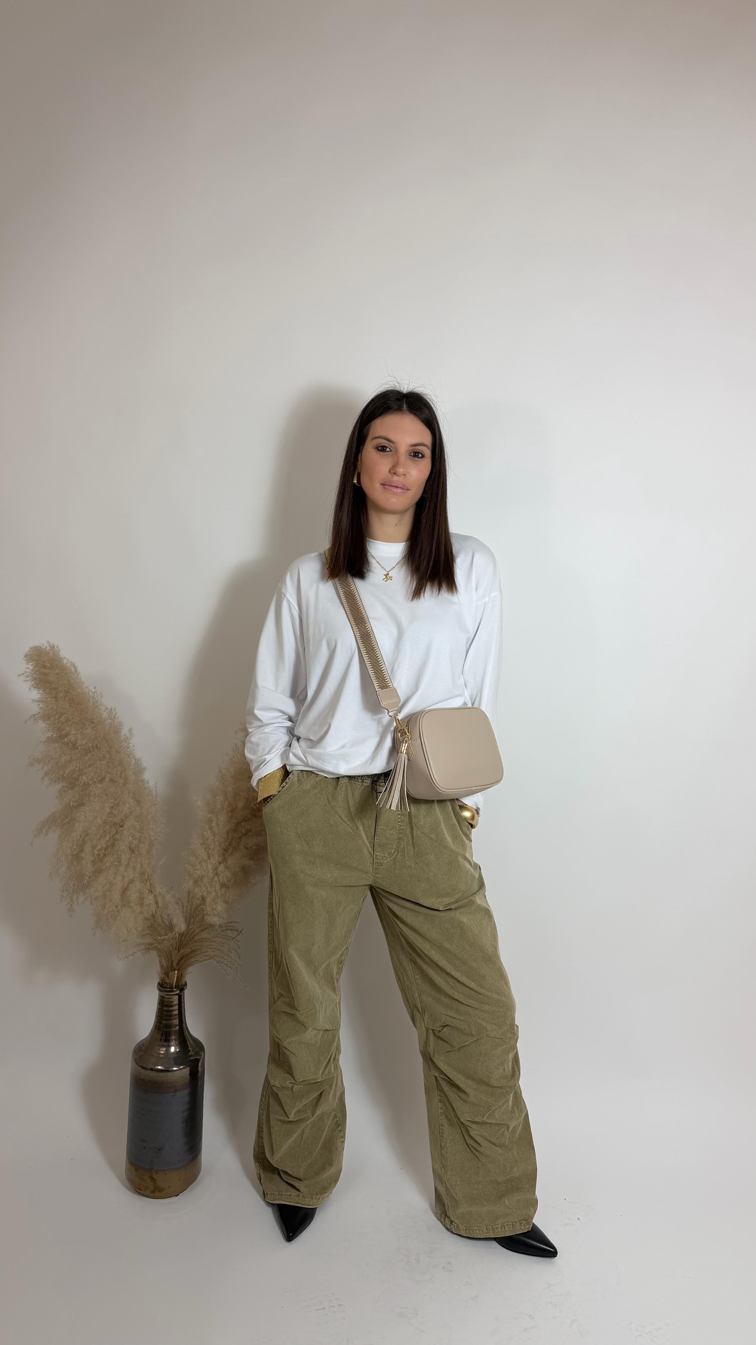 Pantalone Cargo Maltinto Sabbia