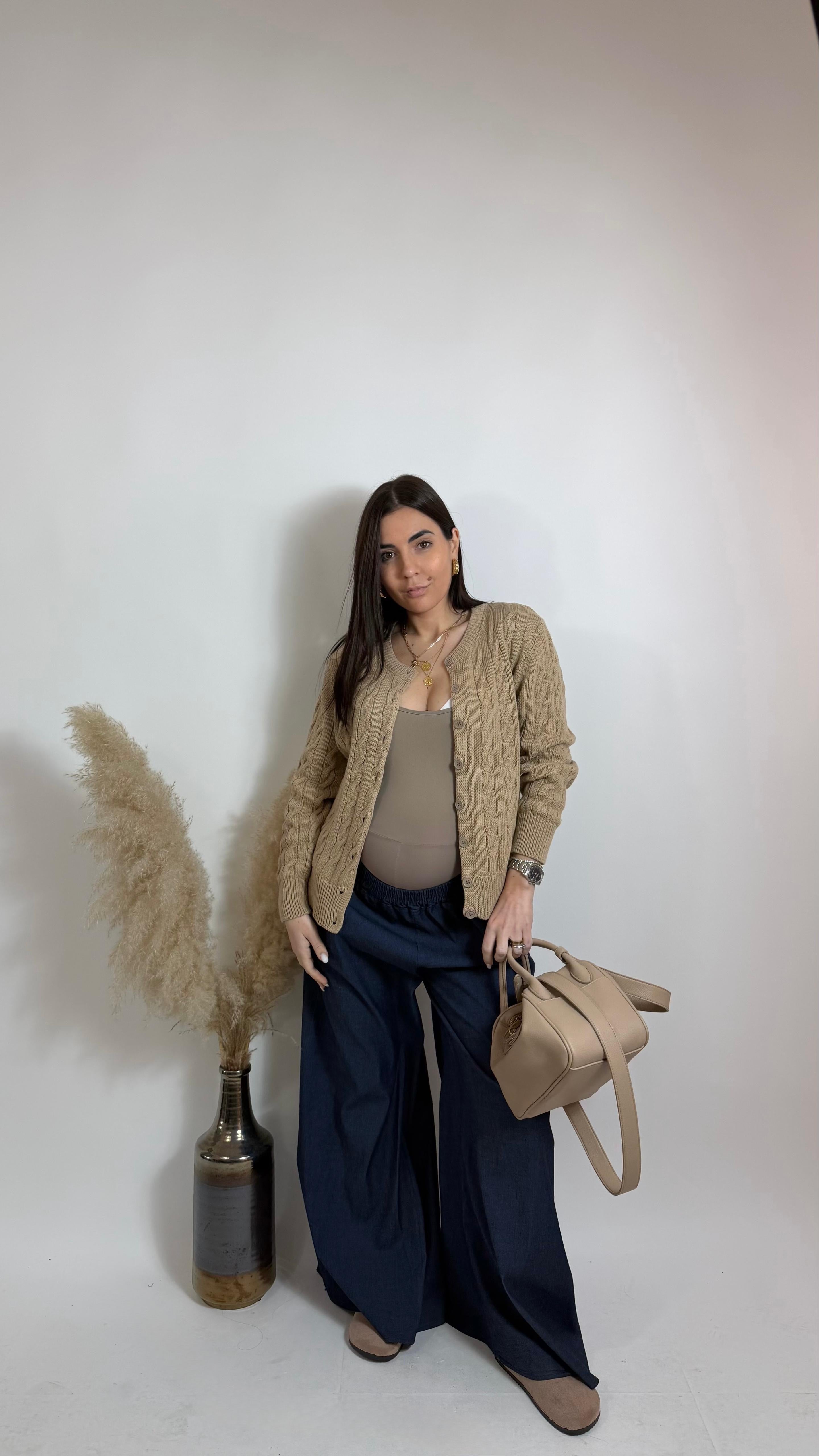 Panta Gonna Effetto Denim