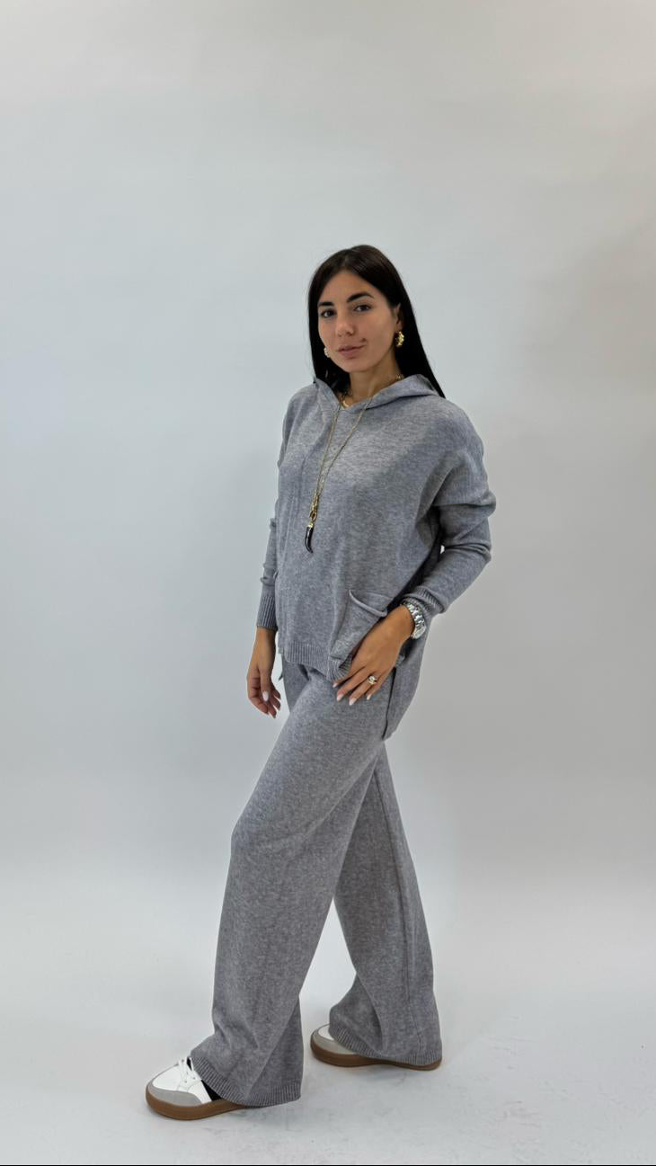 Sporty Set Maglina Morbida Grigio Perla
