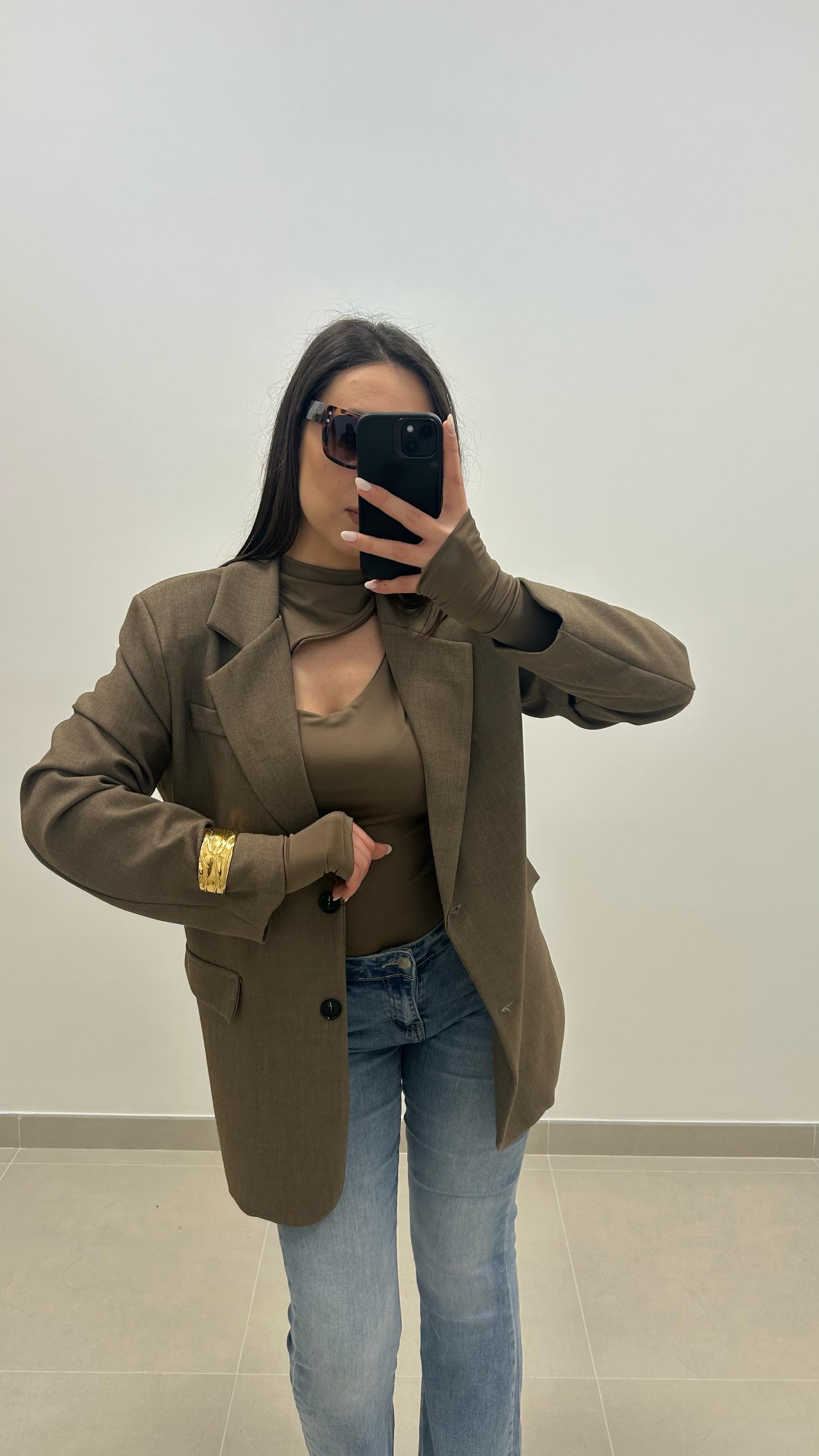 Maglia Stretch cioccolato