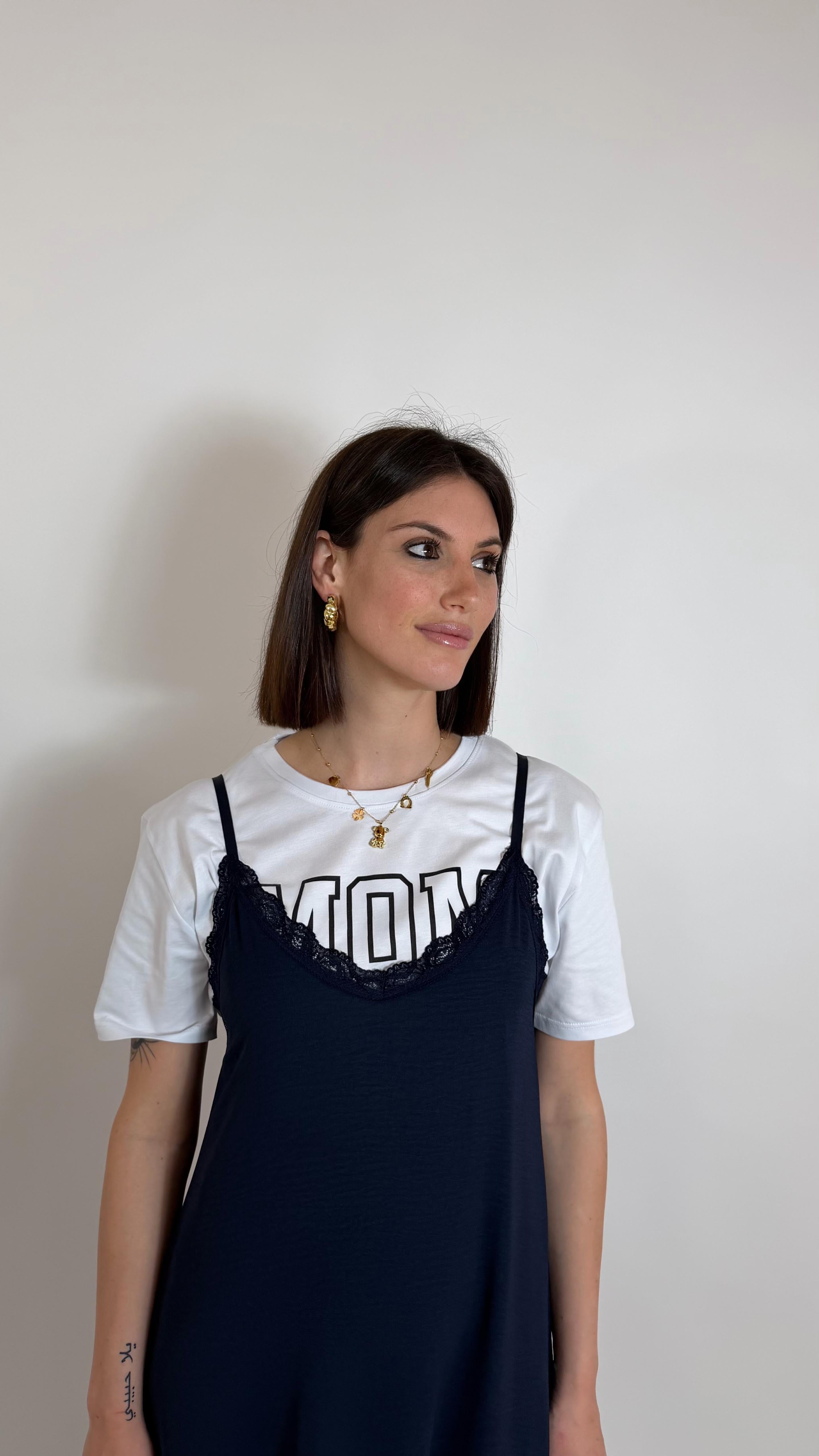 Slip Dress Blu Notte