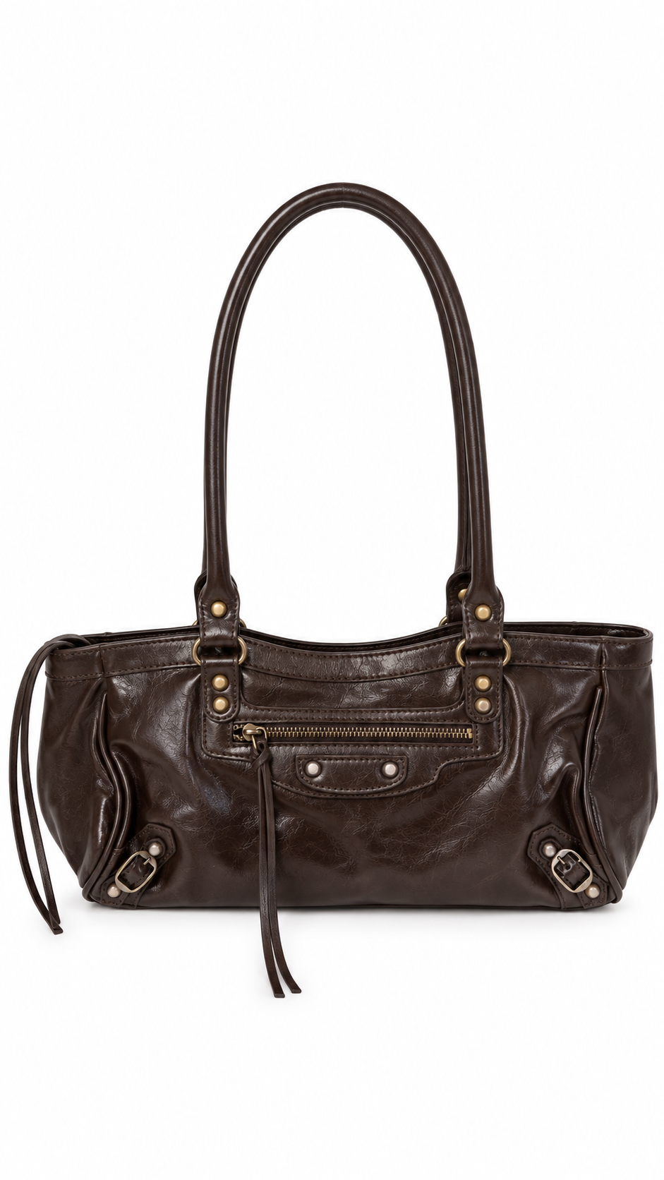 Borsa City Vintage Burgundy