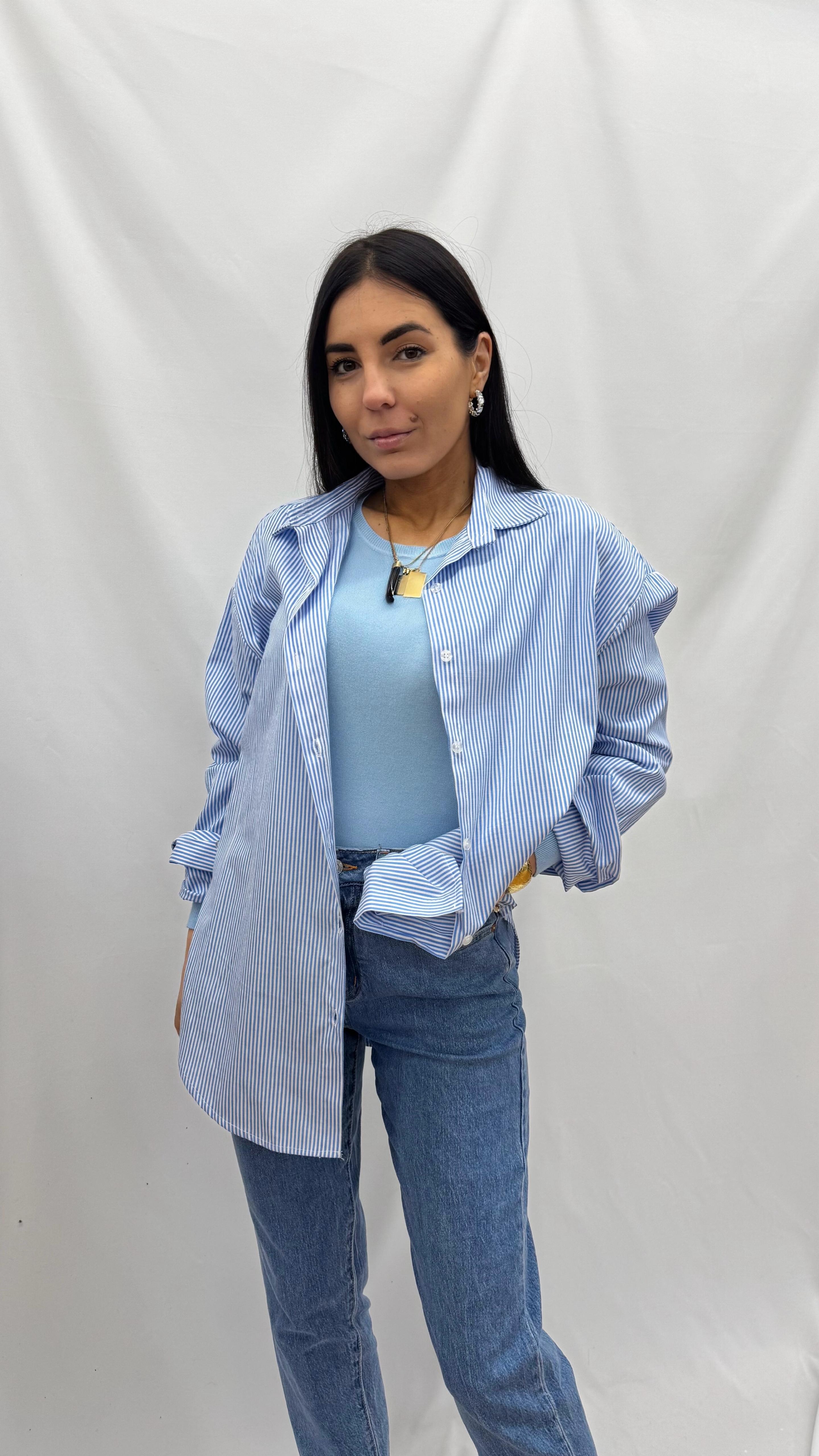 Pull Be You Girocollo Azzurro