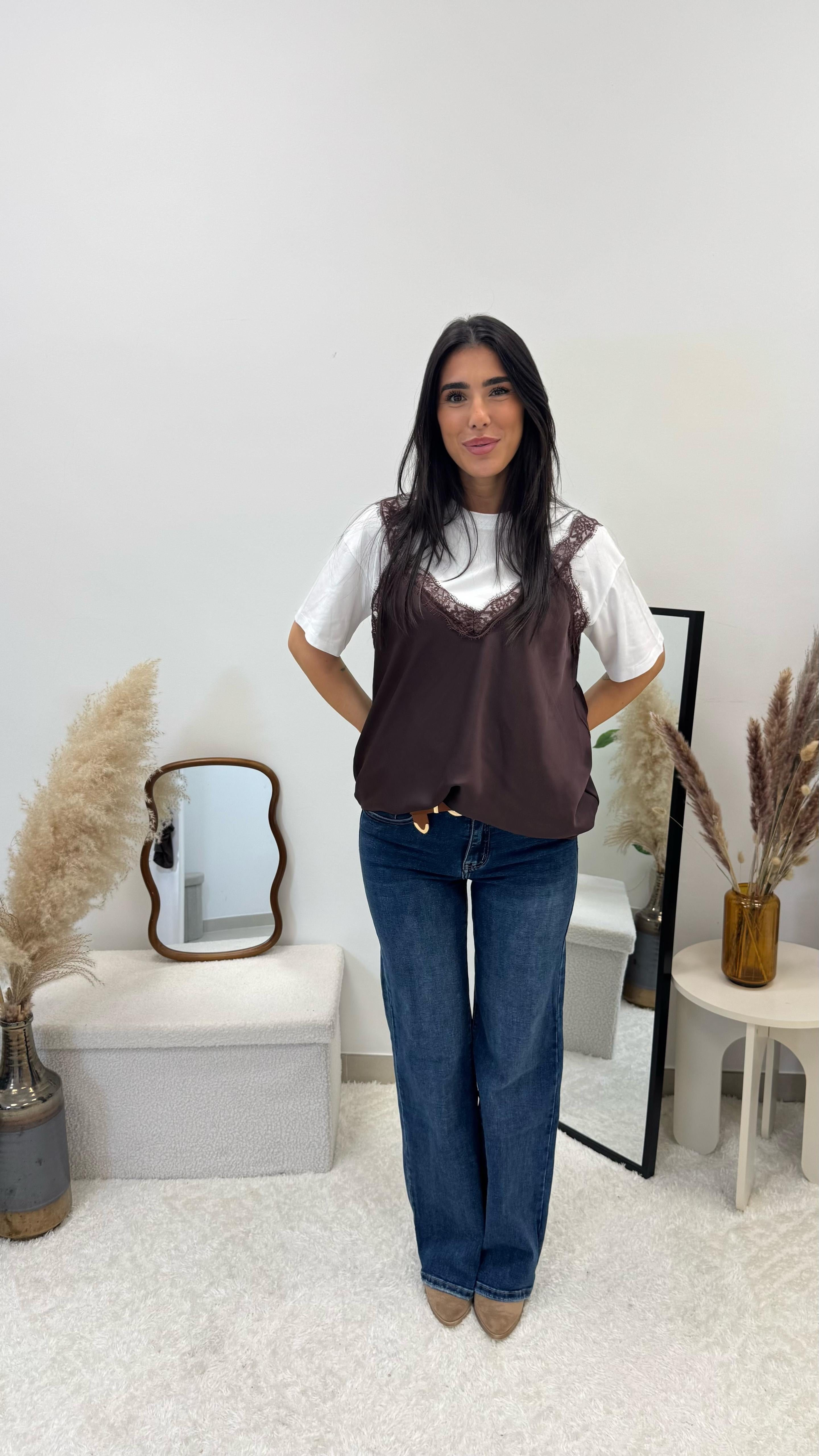 Top Silk&Lace Choco