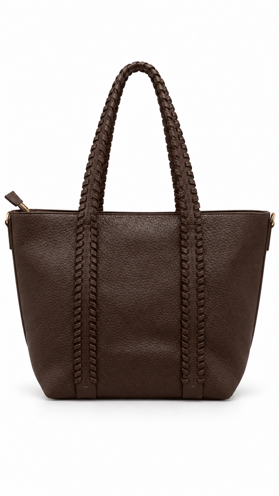 Bag Braided Shopper Testa di moro