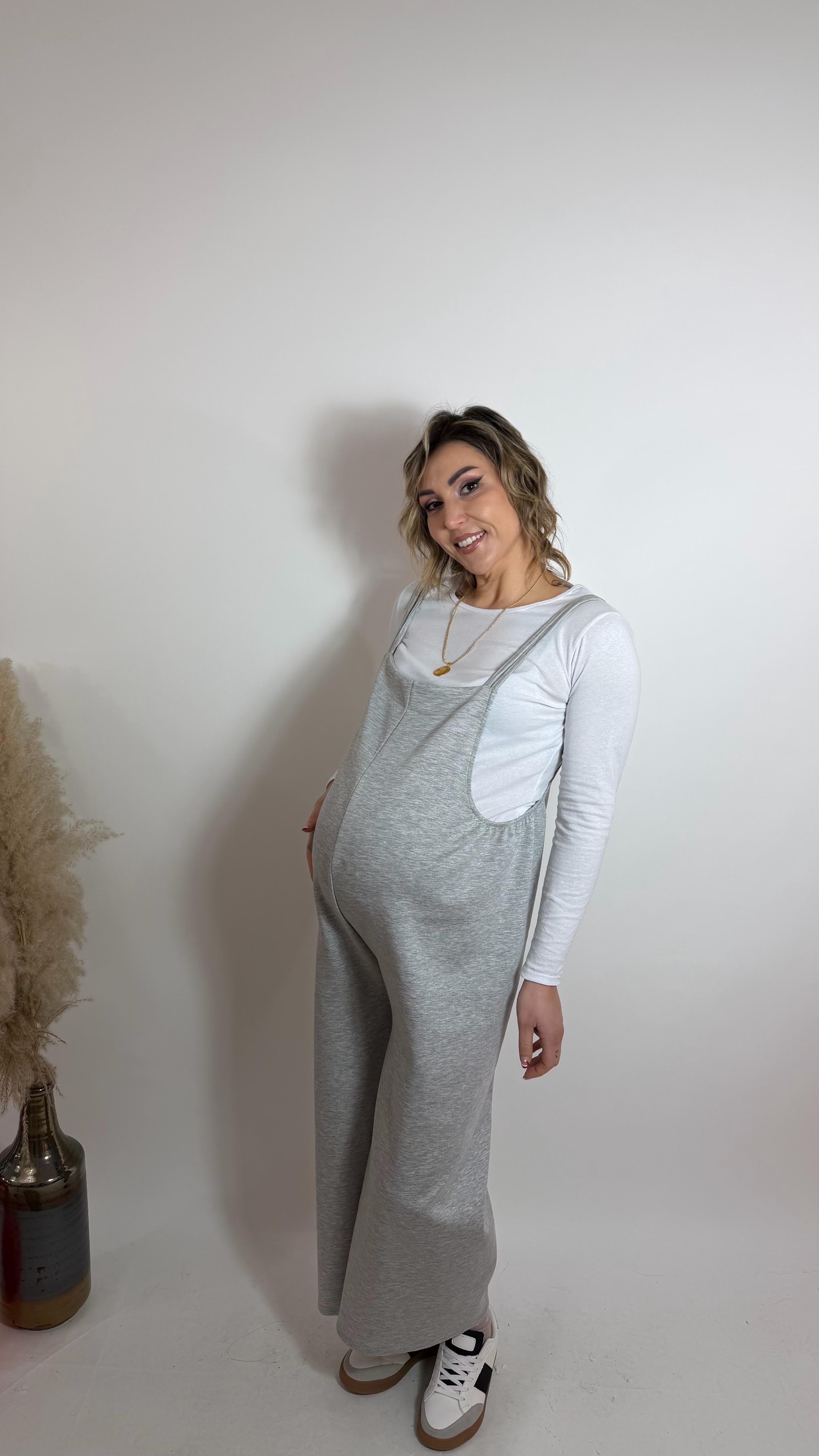 Salopette Comfy-Urban Grigio Perla