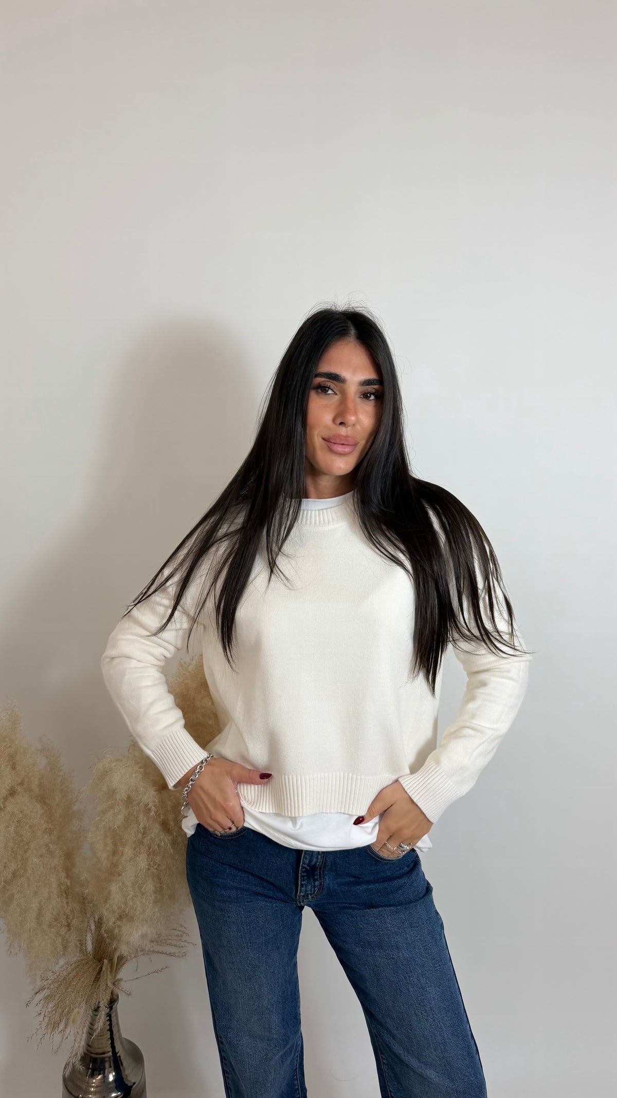 Pull Daily Girocollo Burro