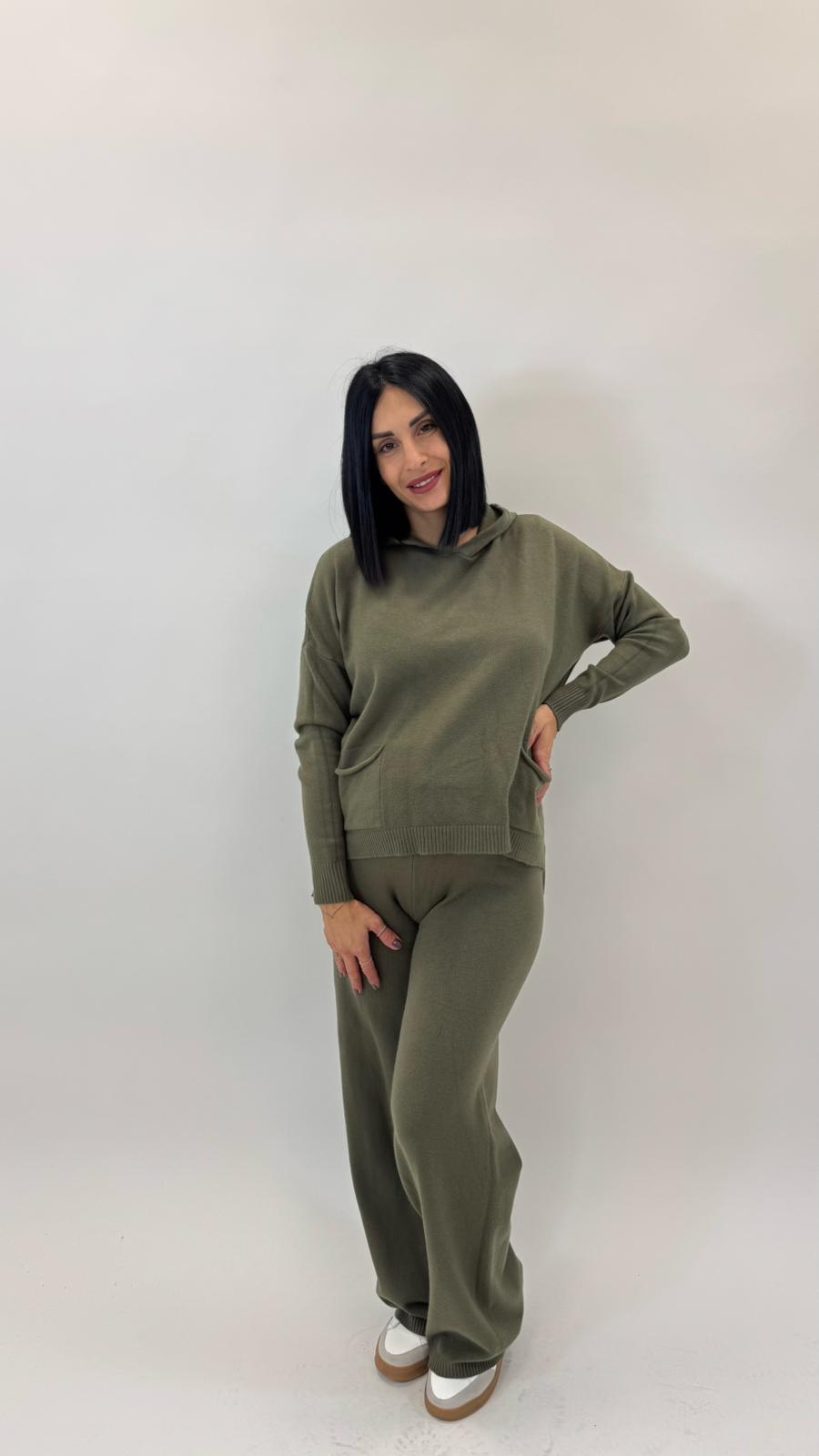 Sporty Set Maglina Morbida Verde Utility