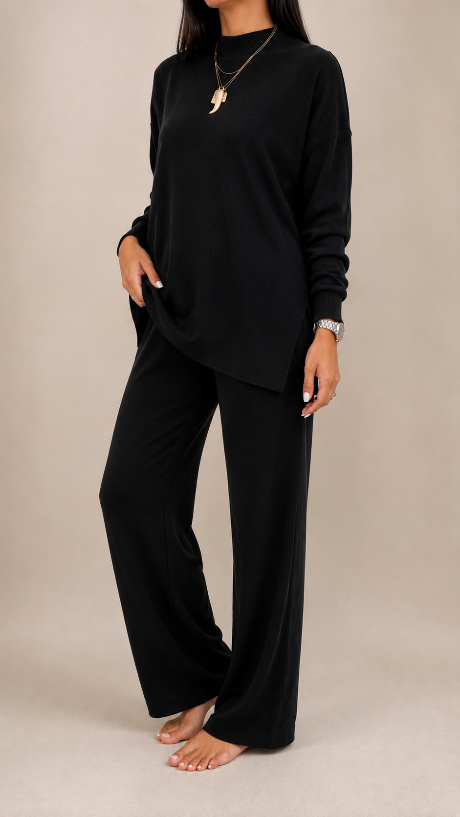 Cozy Cordset Extrasoffice Nero