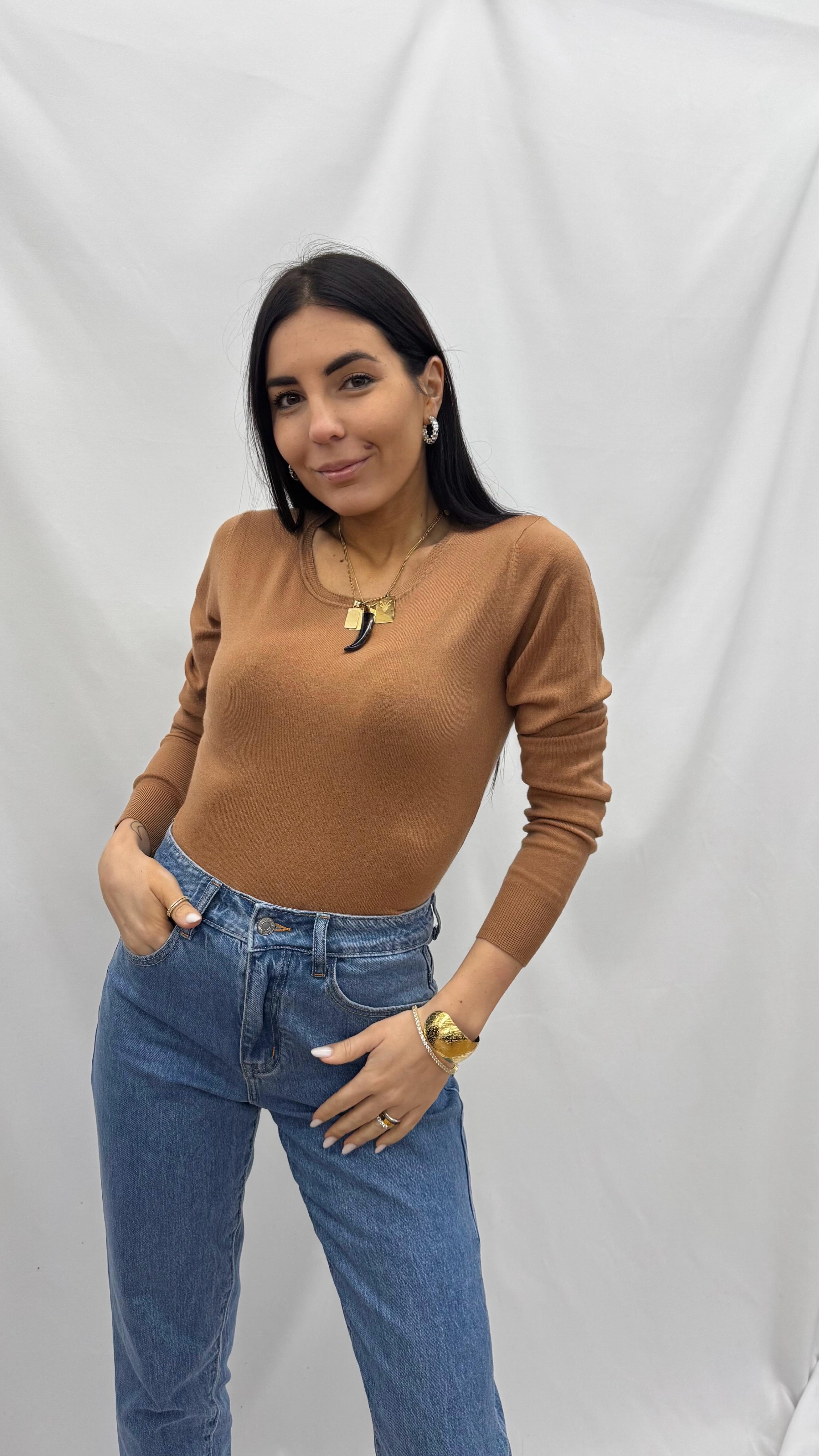 Pull Be You Girocollo Biscotto