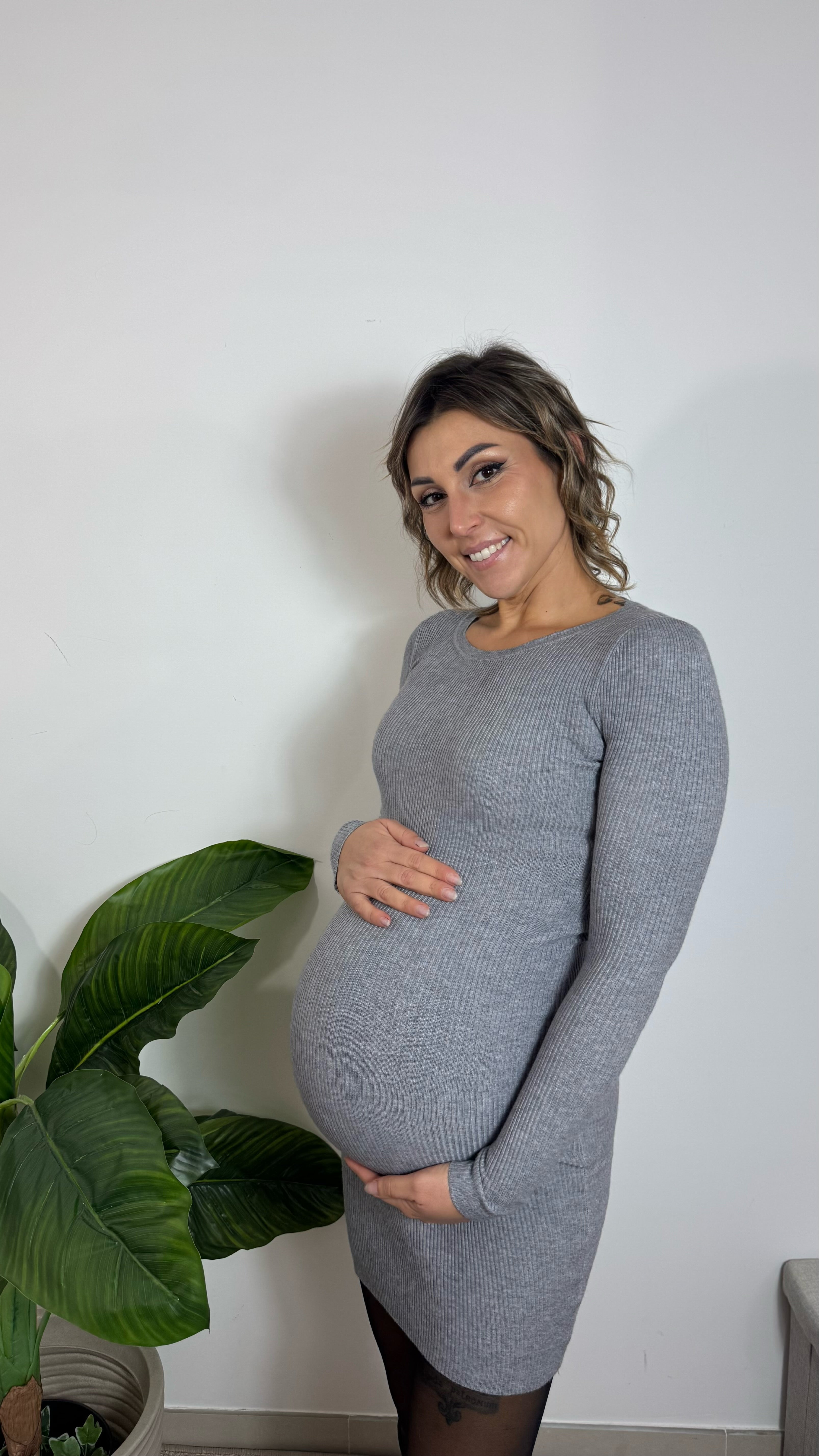 Abito Perfect Fit Grigio Perla